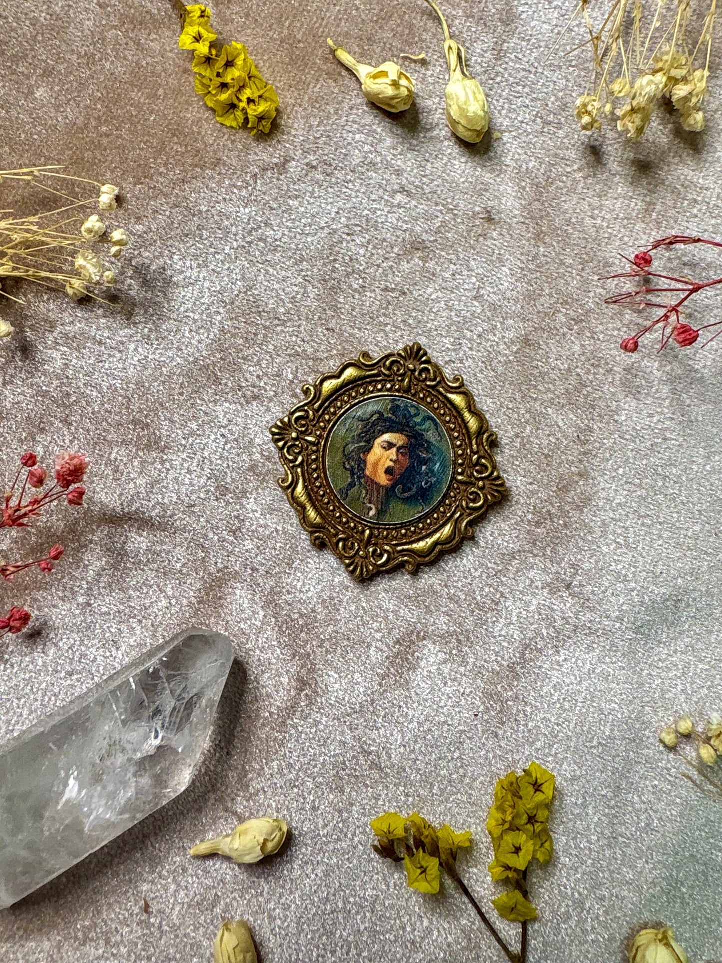 Medusa Art Pin