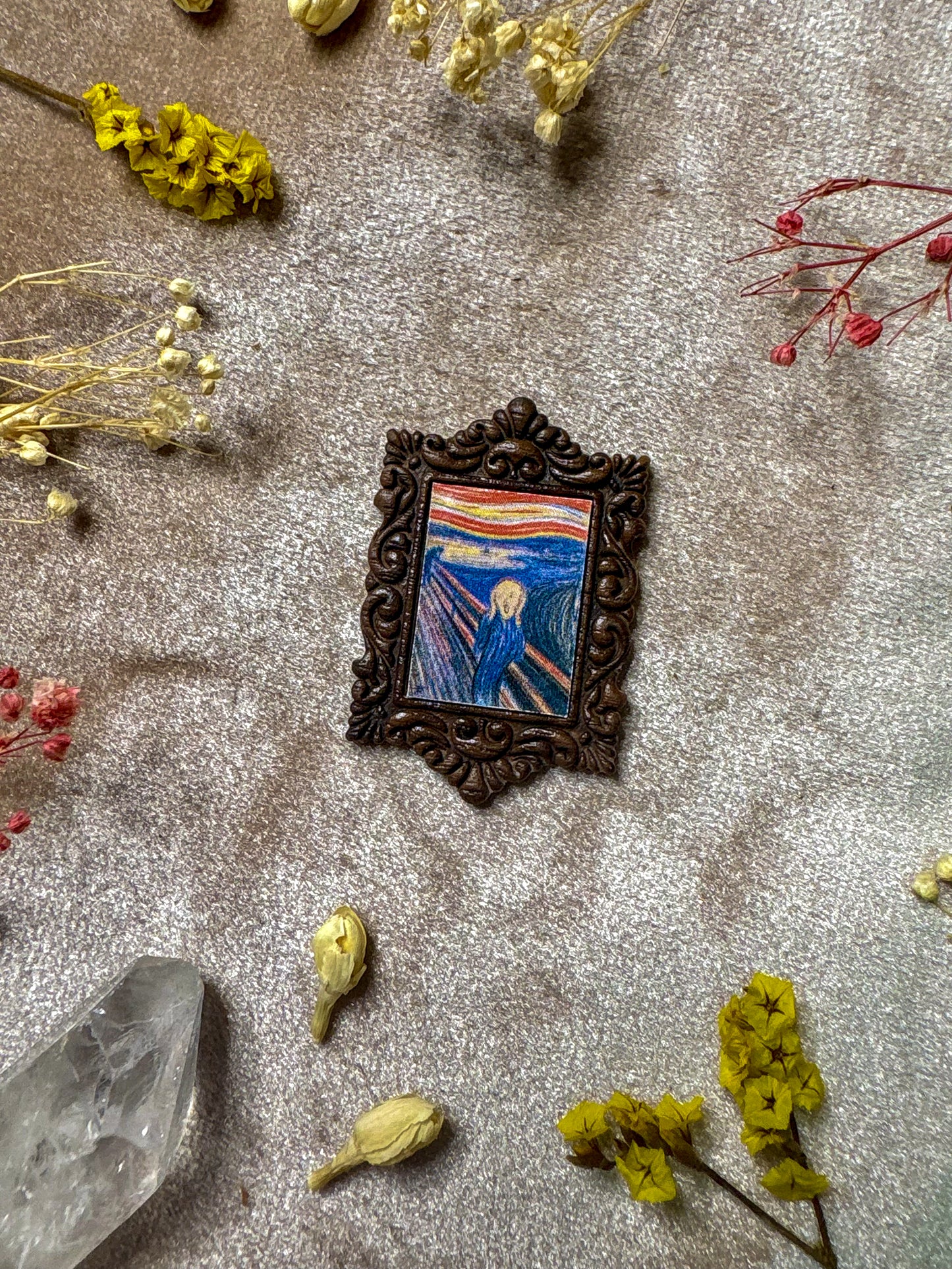 The Scream Art Pin