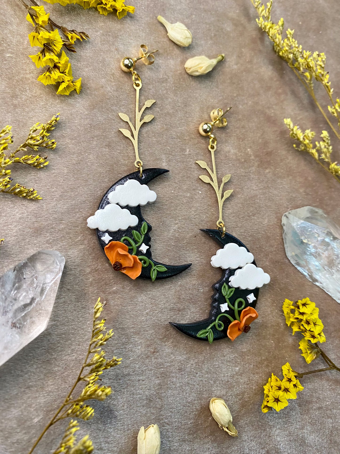 Poppy Moon Earrings