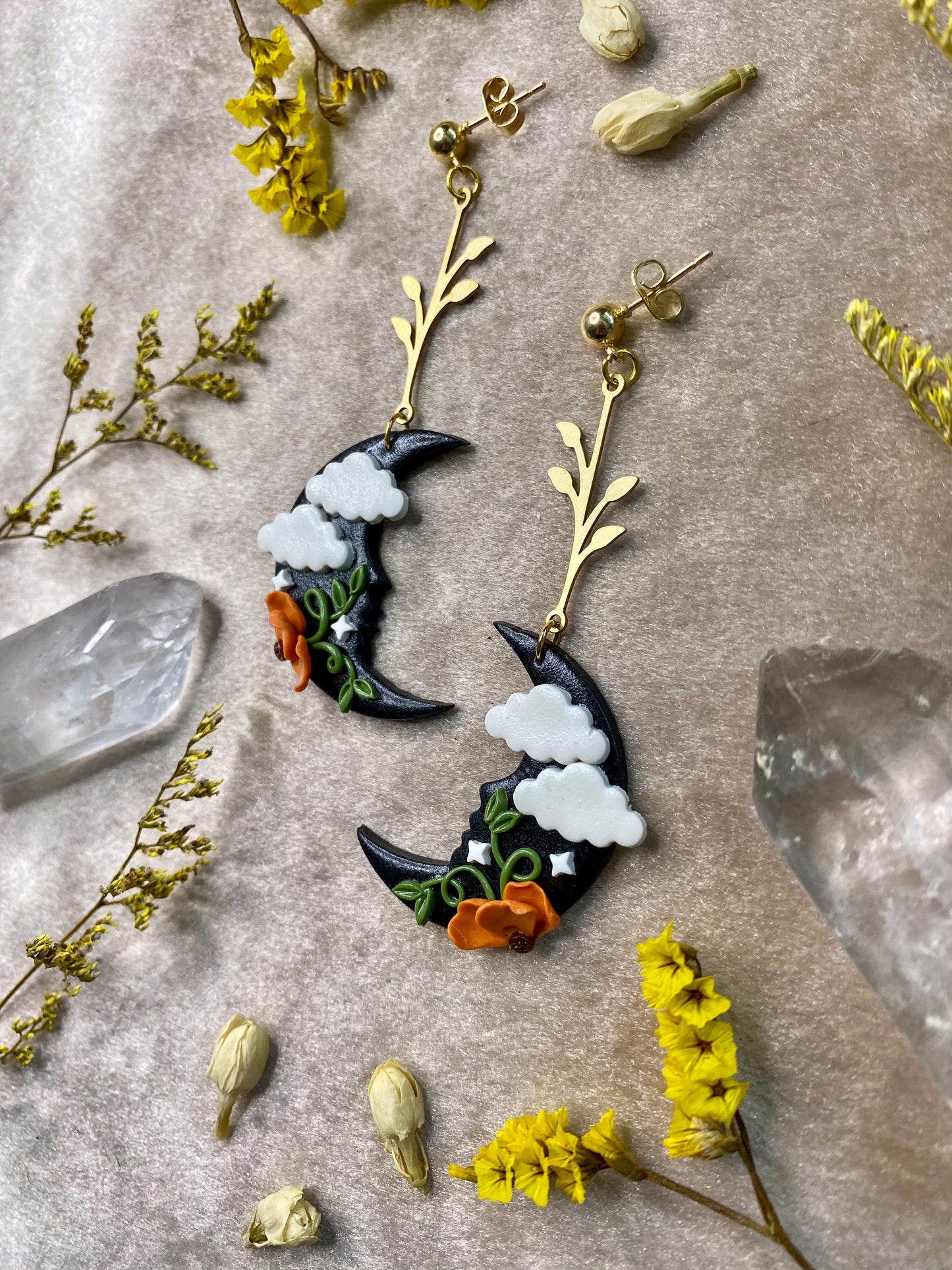 Poppy Moon Earrings