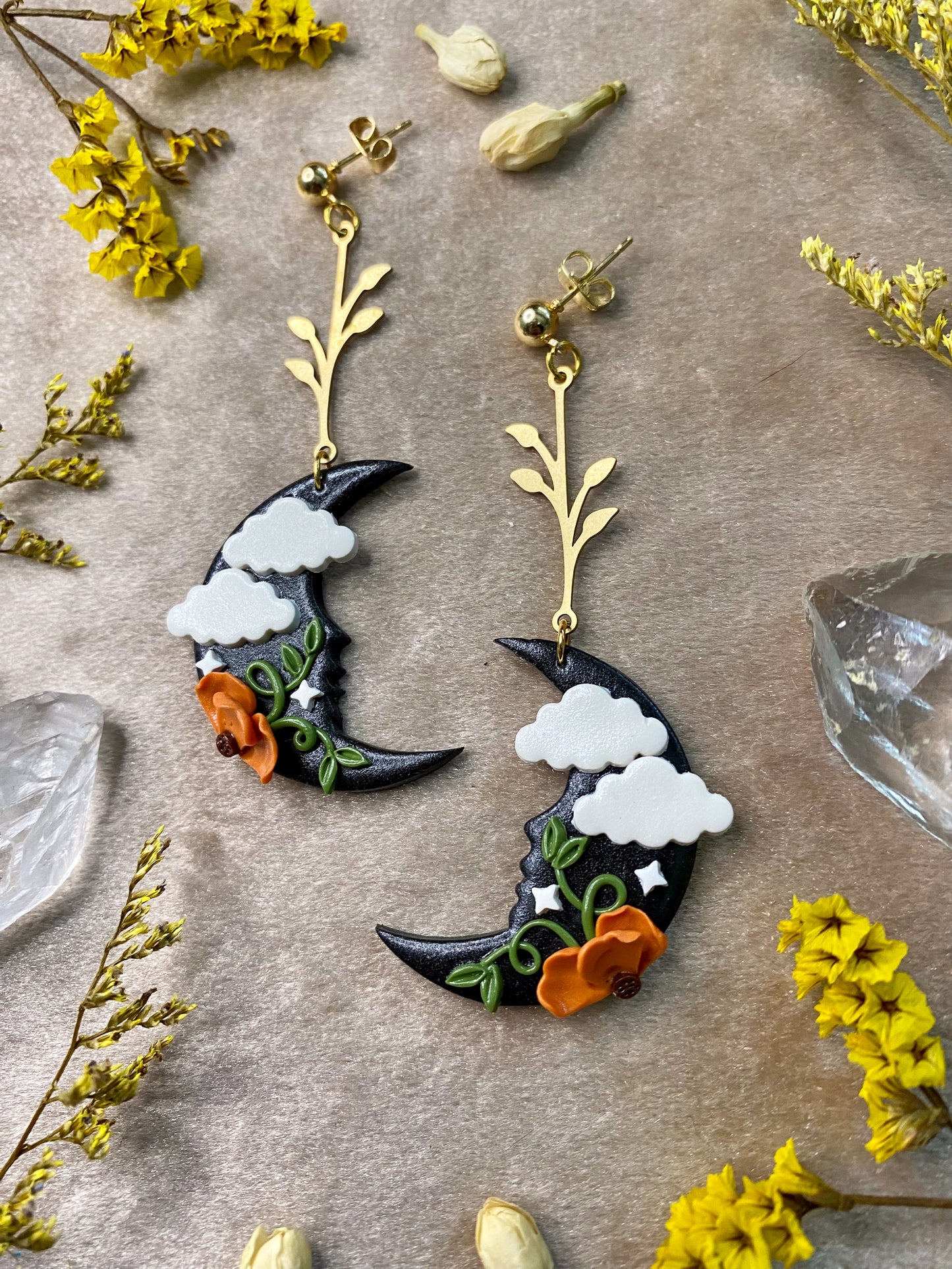 Poppy Moon Earrings