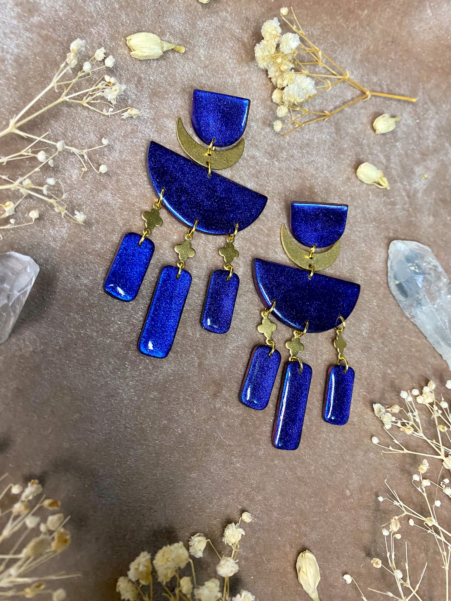 Your Highness Color Shift (Royal Blue/Purple) Earrings