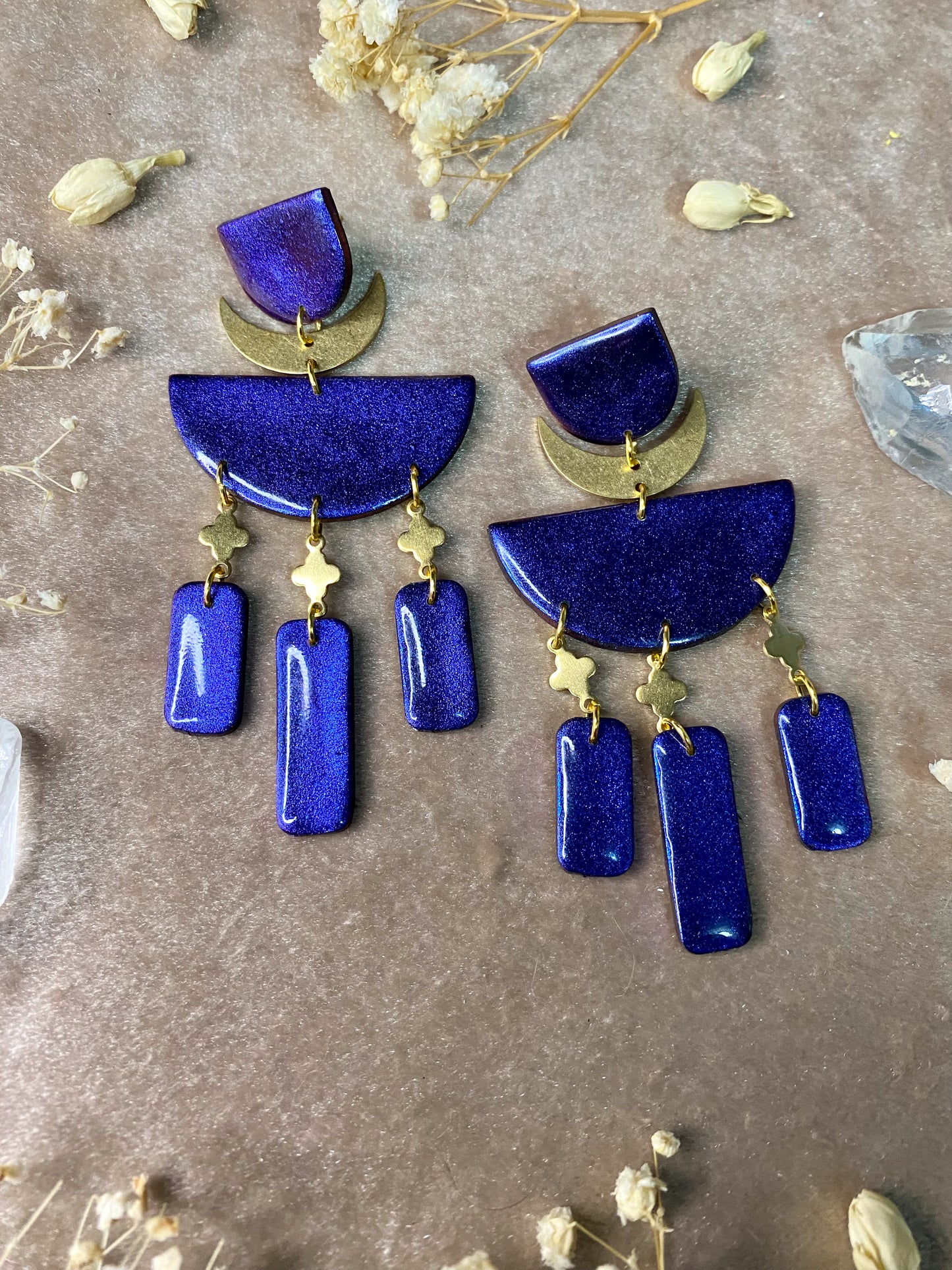 Your Highness Color Shift (Royal Blue/Purple) Earrings
