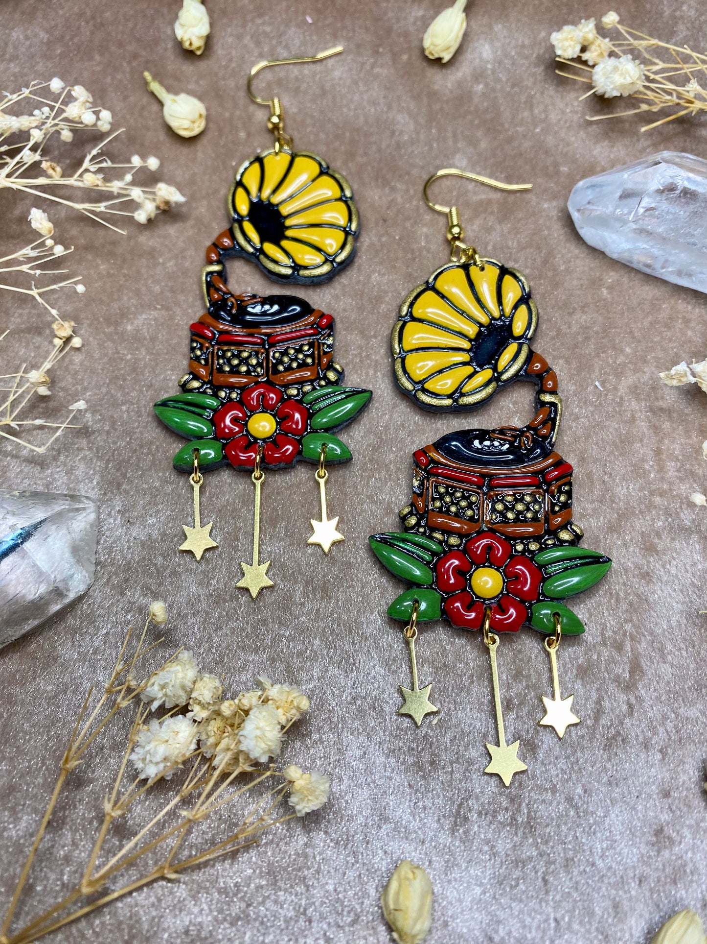 Gramophone Earrings