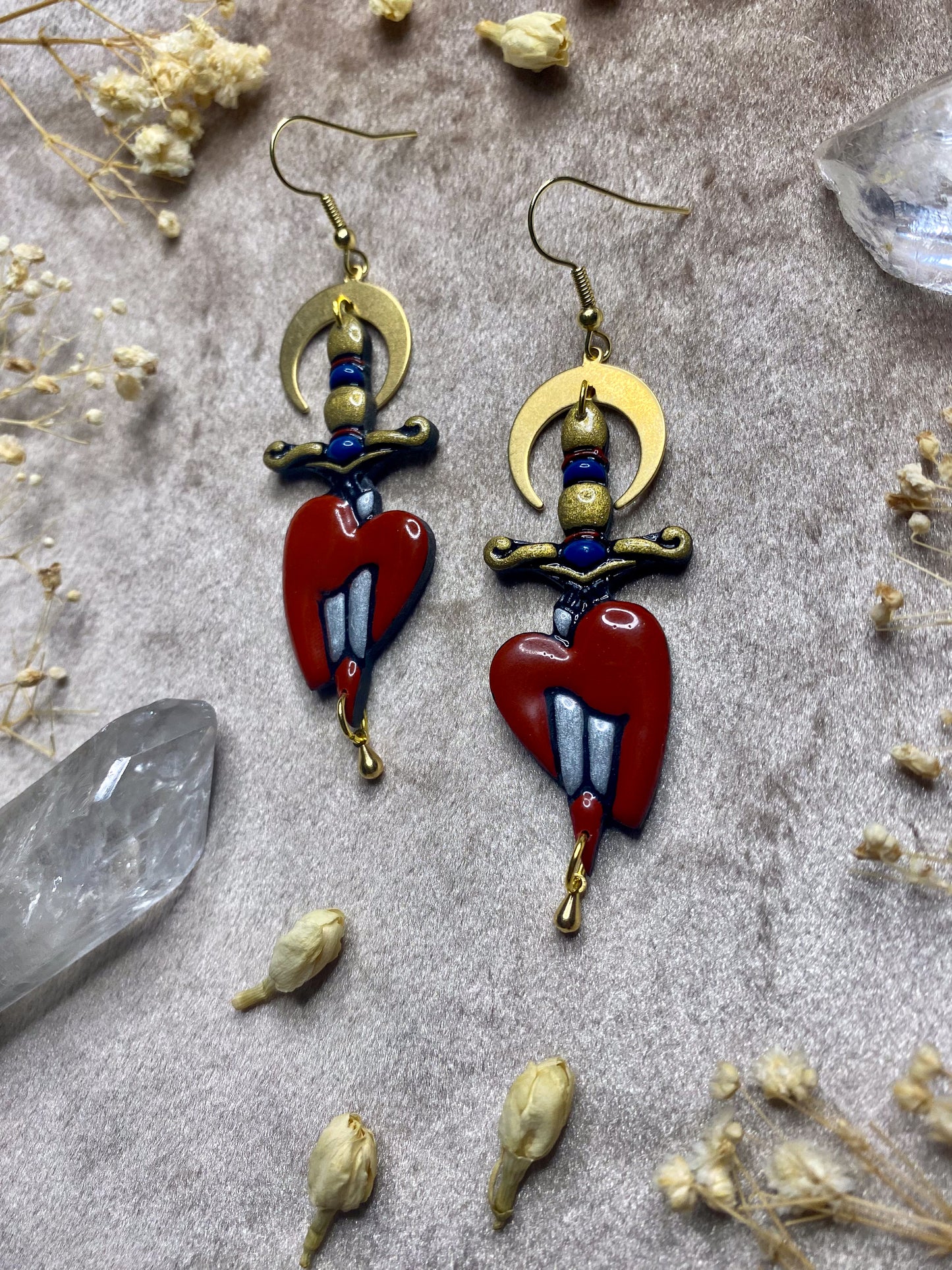 Bleeding Heart Earrings