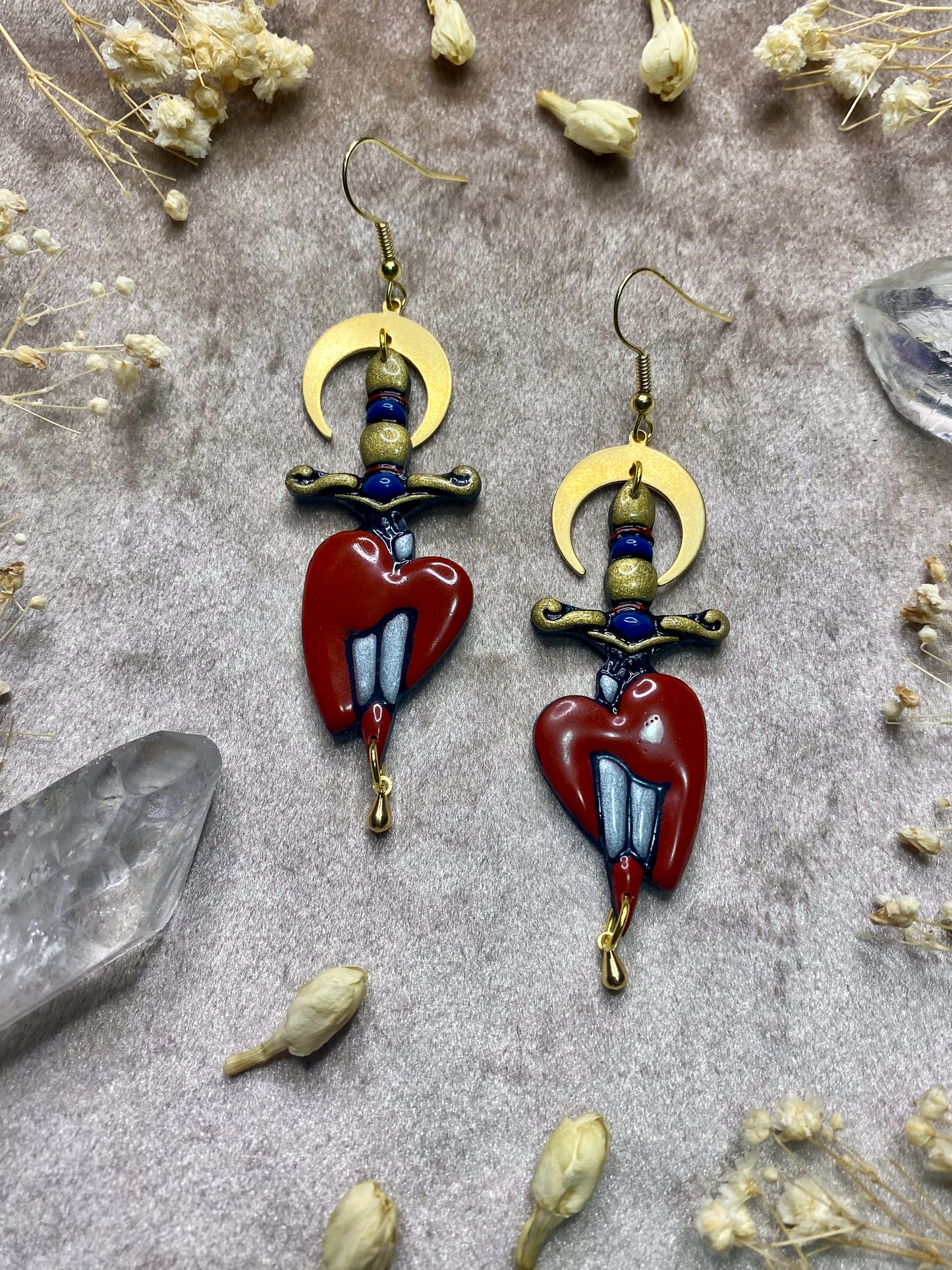 Bleeding Heart Earrings
