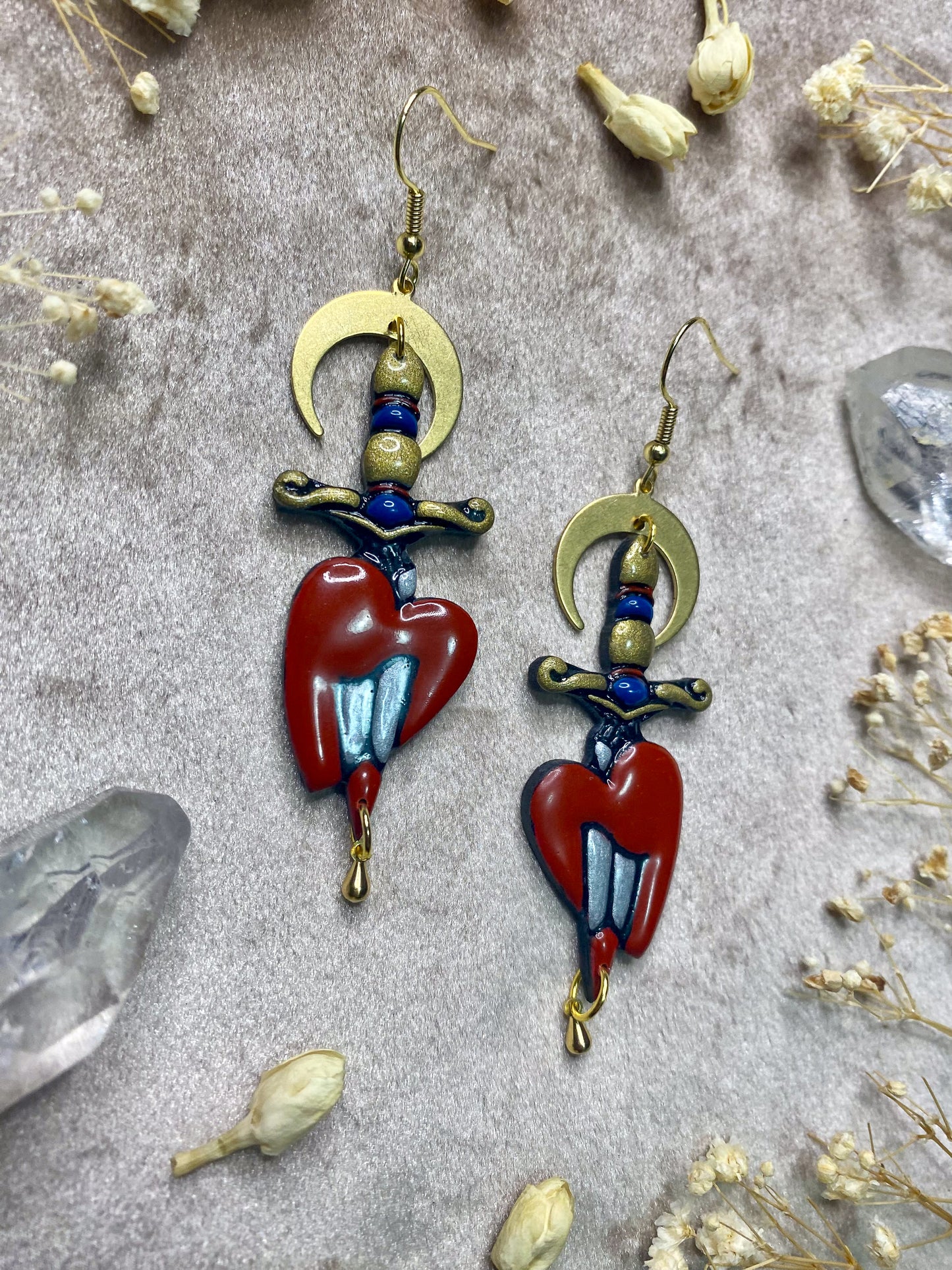 Bleeding Heart Earrings