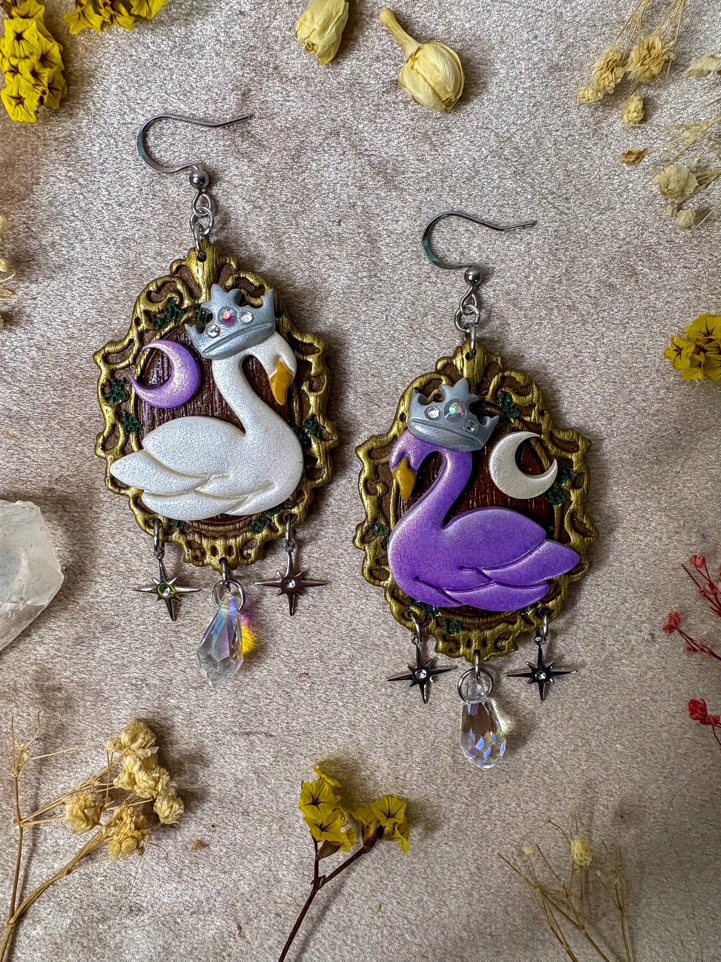 Swan Princess Earrings