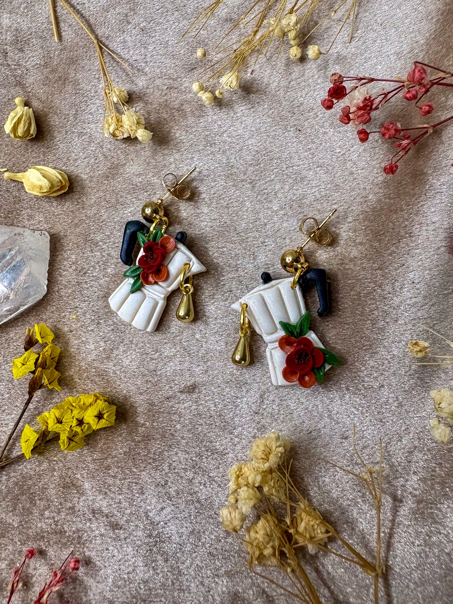 A Drop of Coffee Earrings
