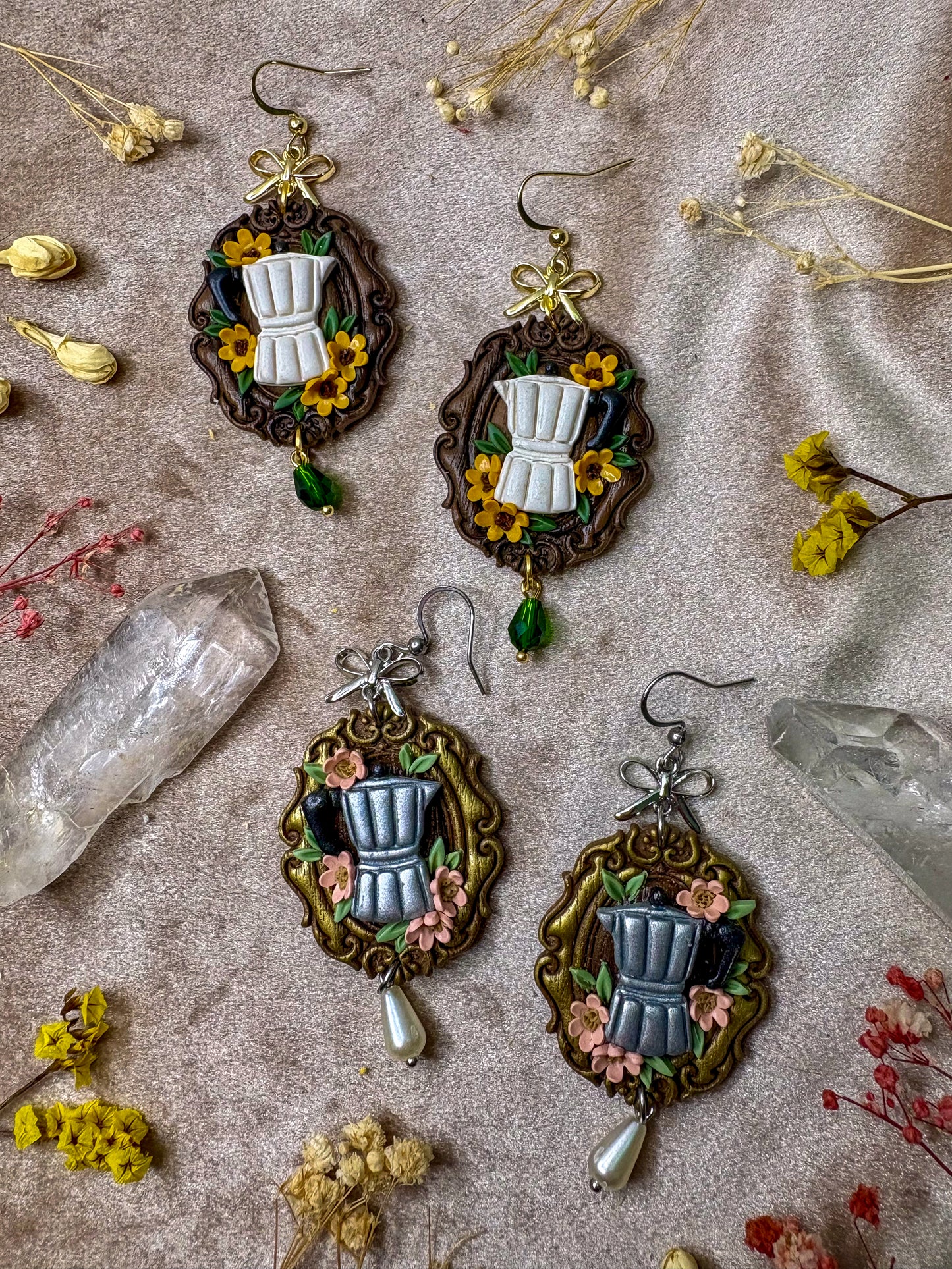 Cafetera Frame Earrings