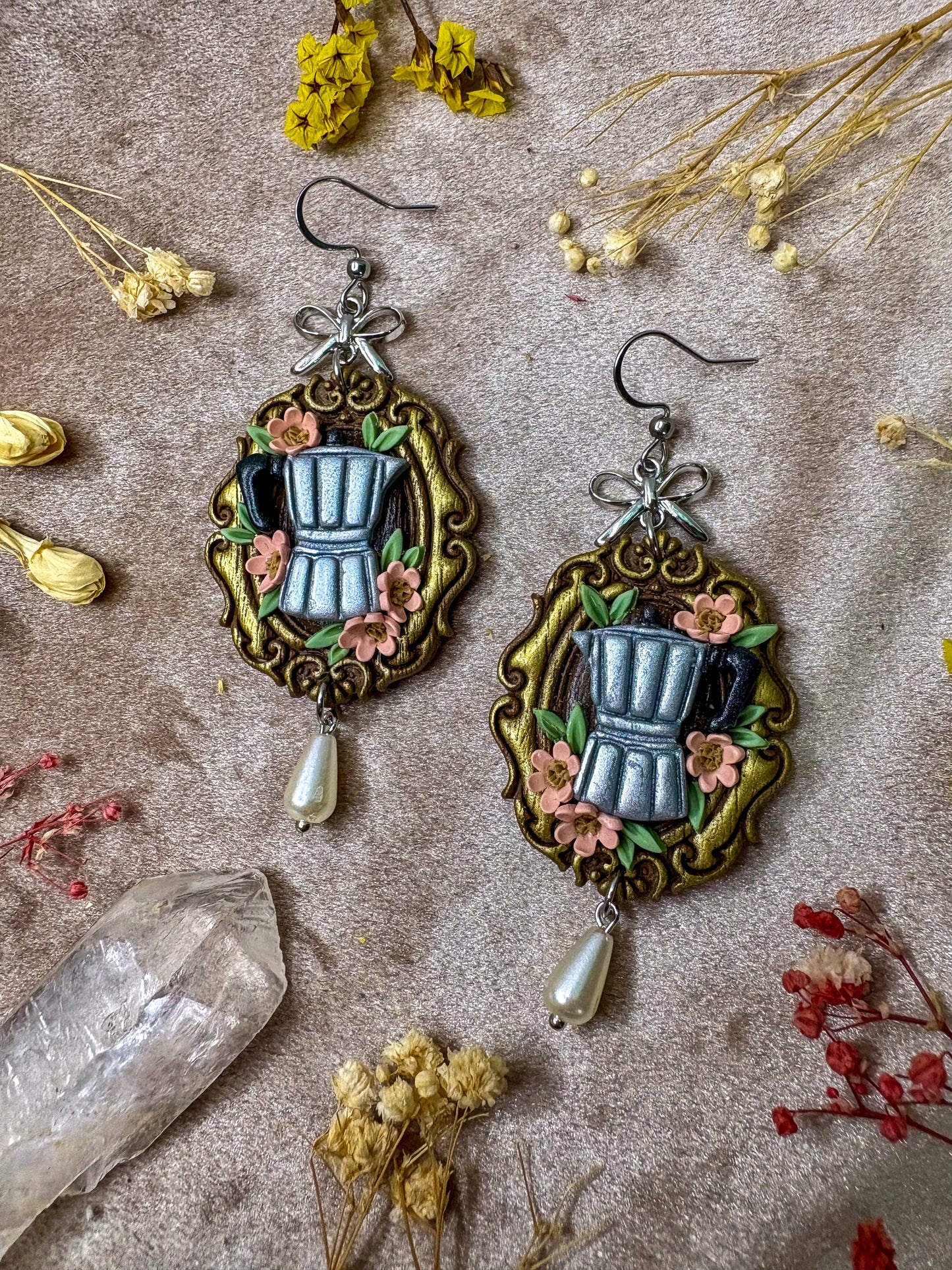 Cafetera Frame Earrings