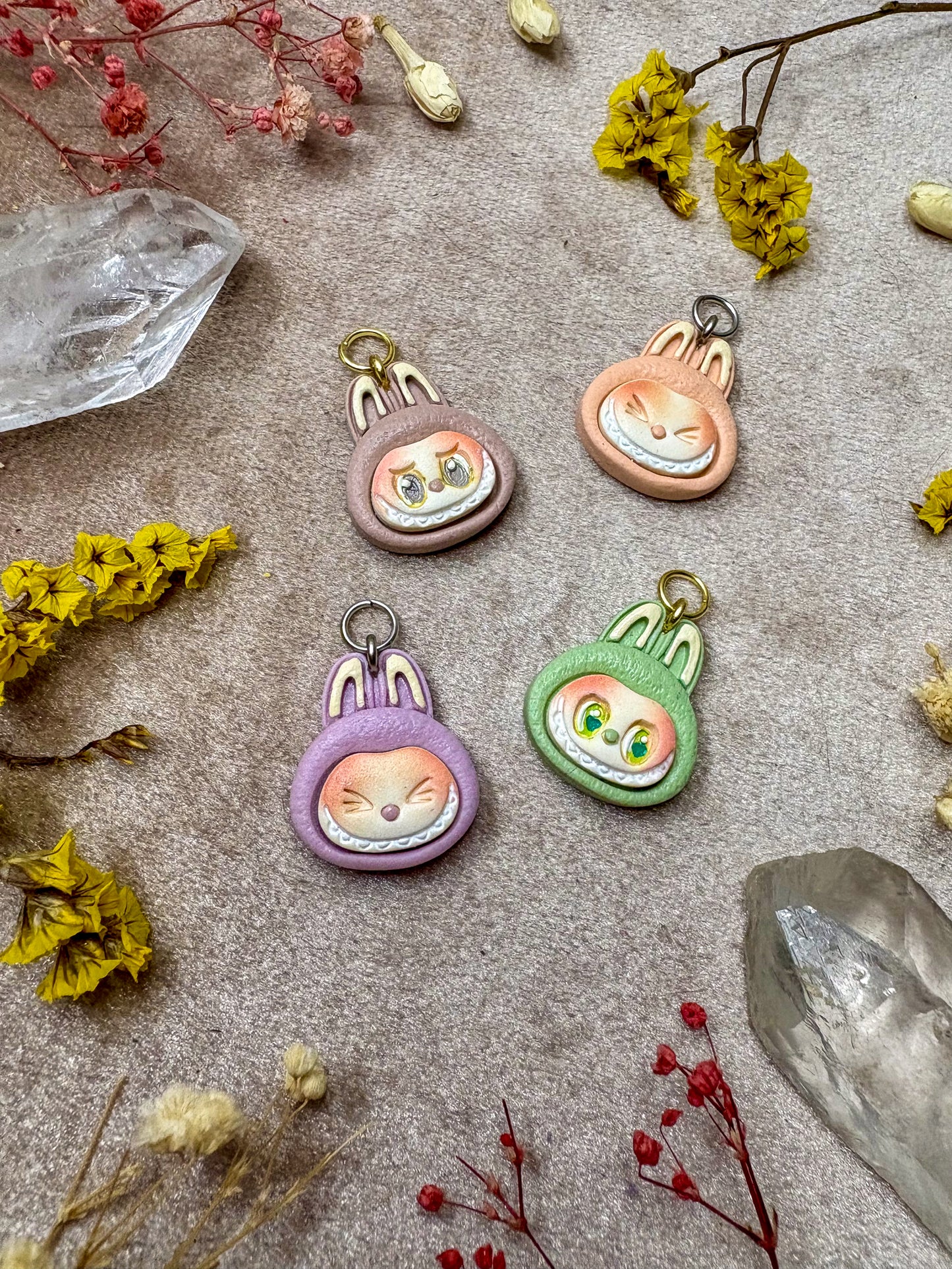 Creepy Bunny Charm