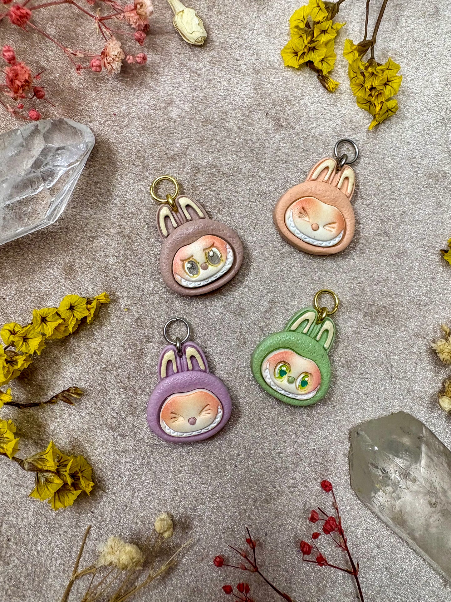 Creepy Bunny Charm