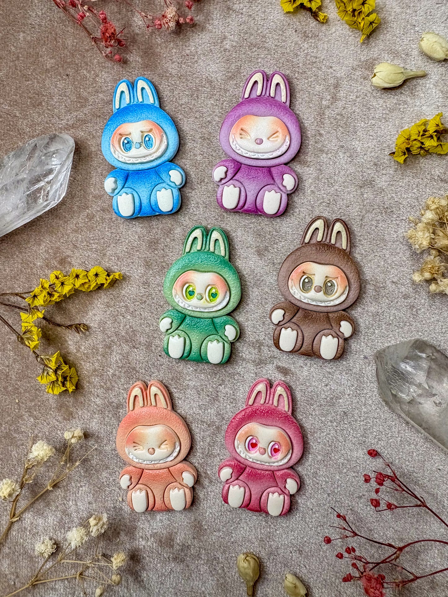 Creepy Bunny Pins