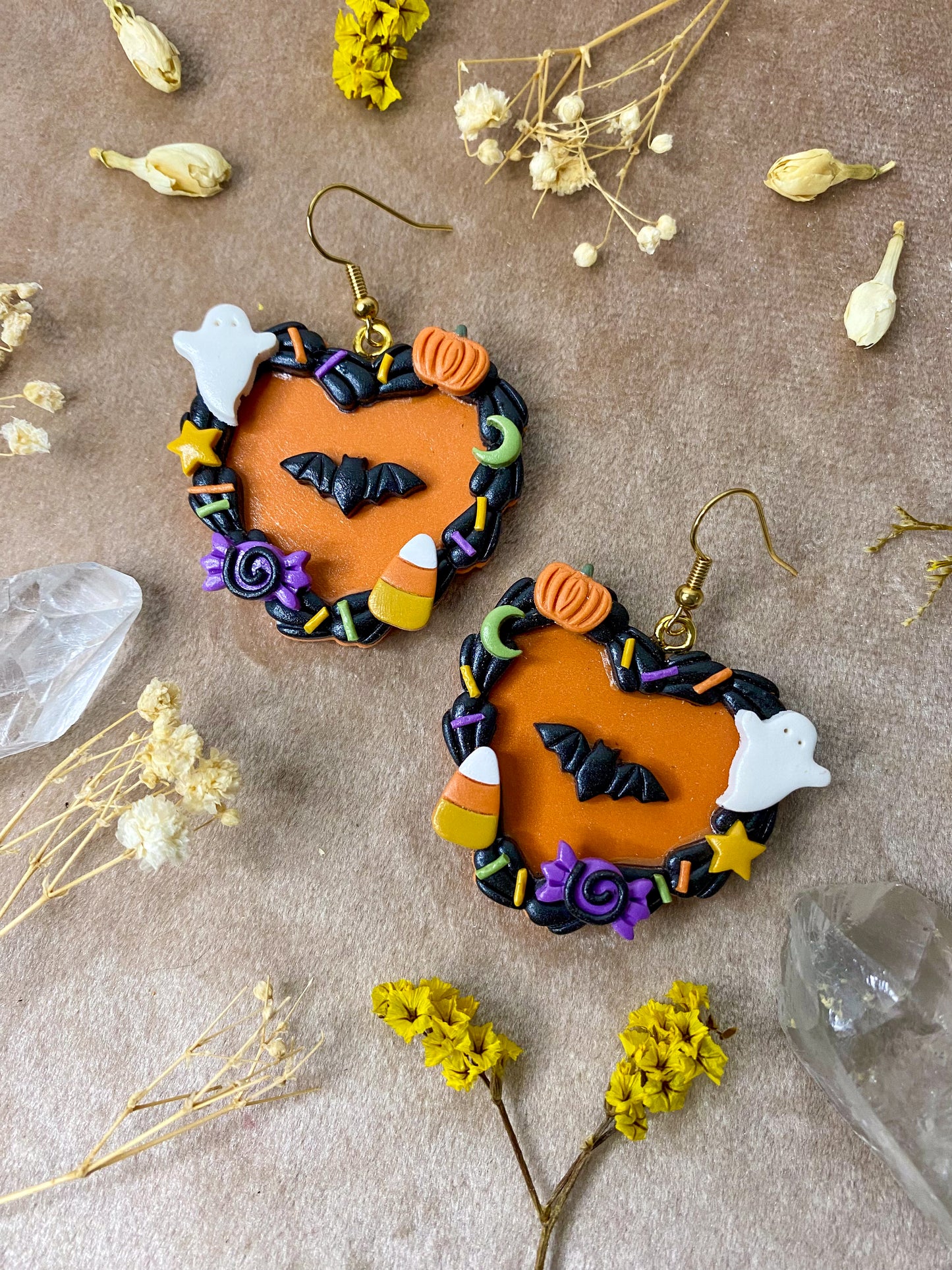 Halloween Celebration Cake Earrings