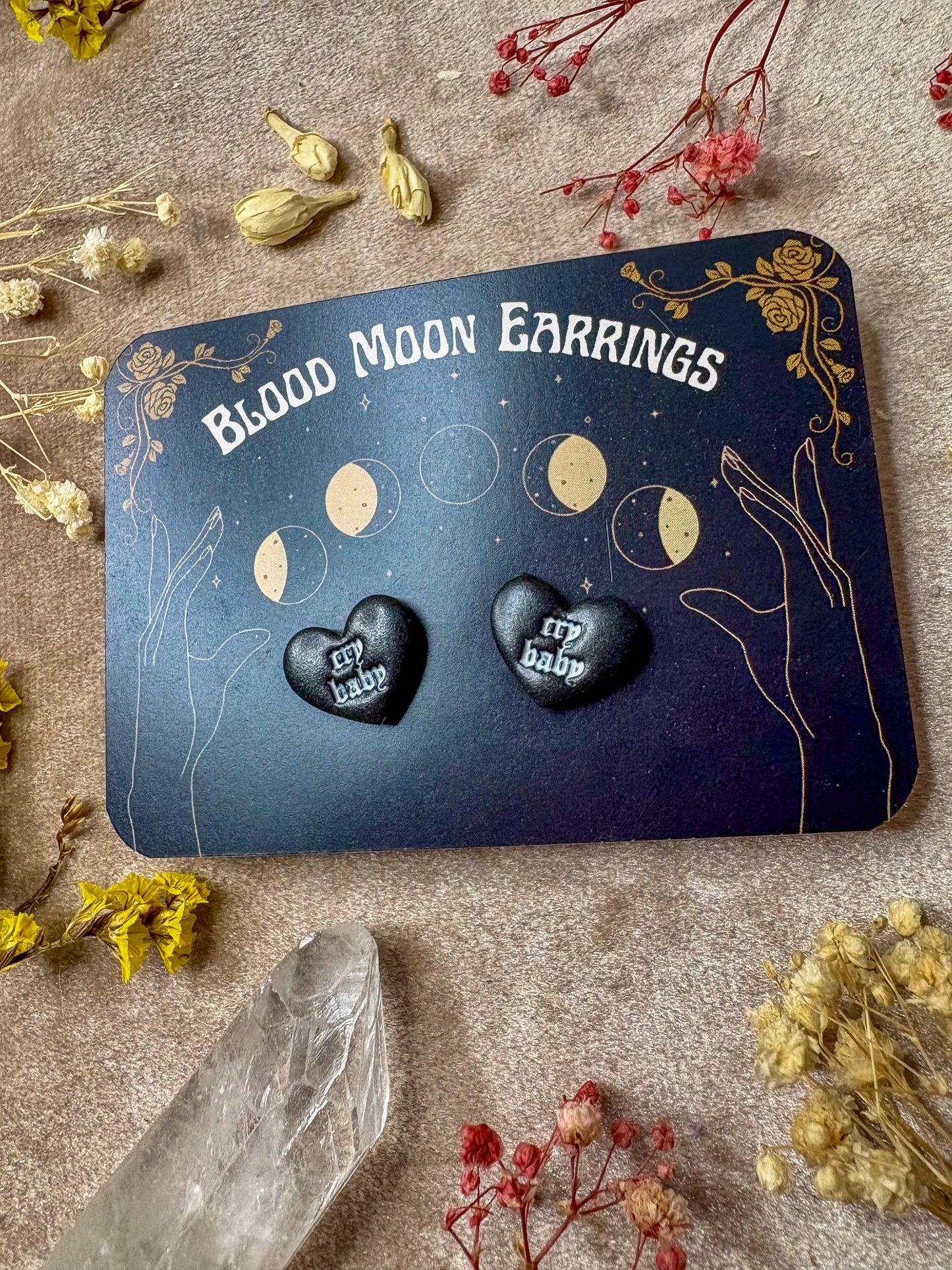 Crybaby Stud Earrings