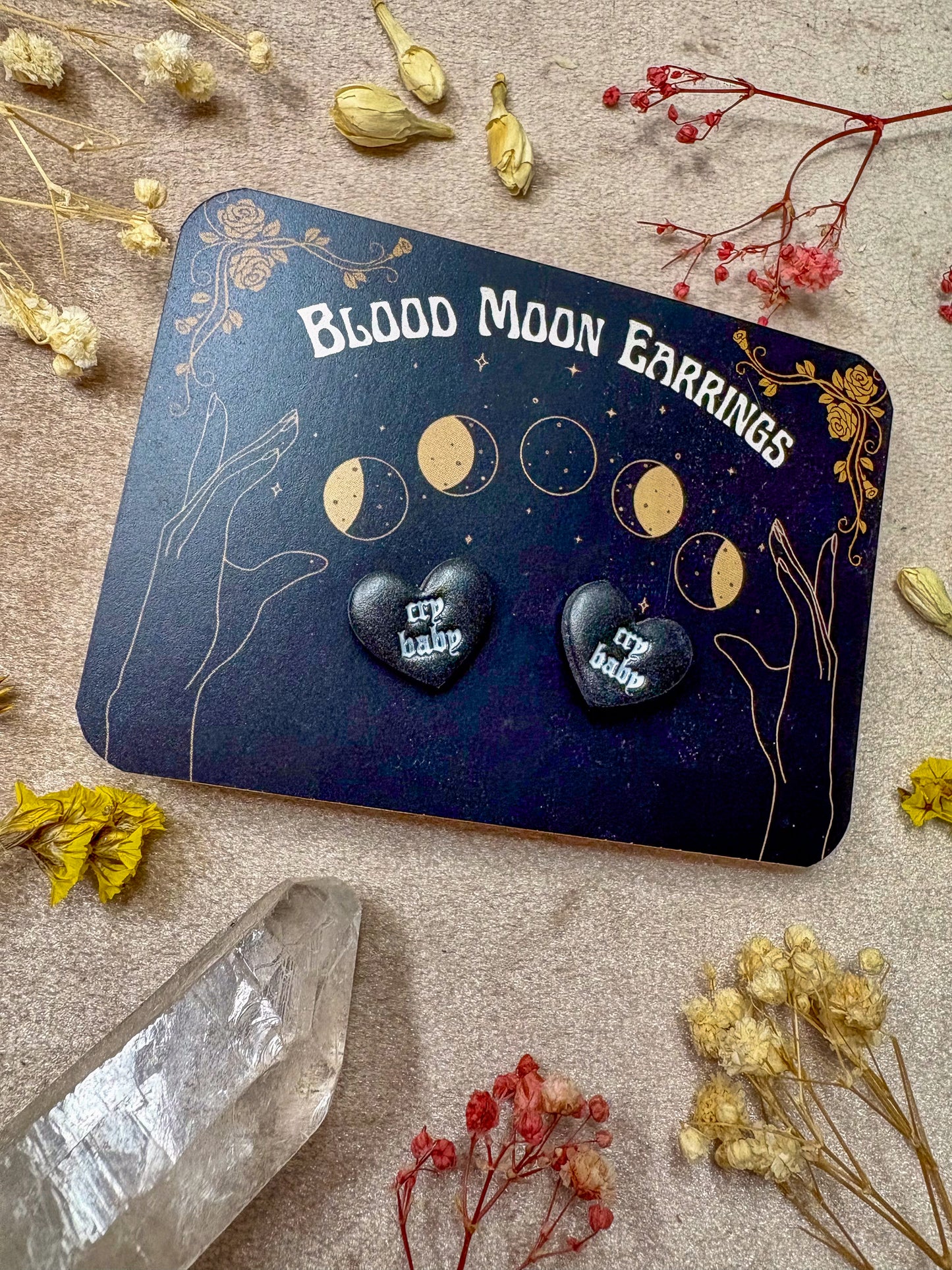 Crybaby Stud Earrings