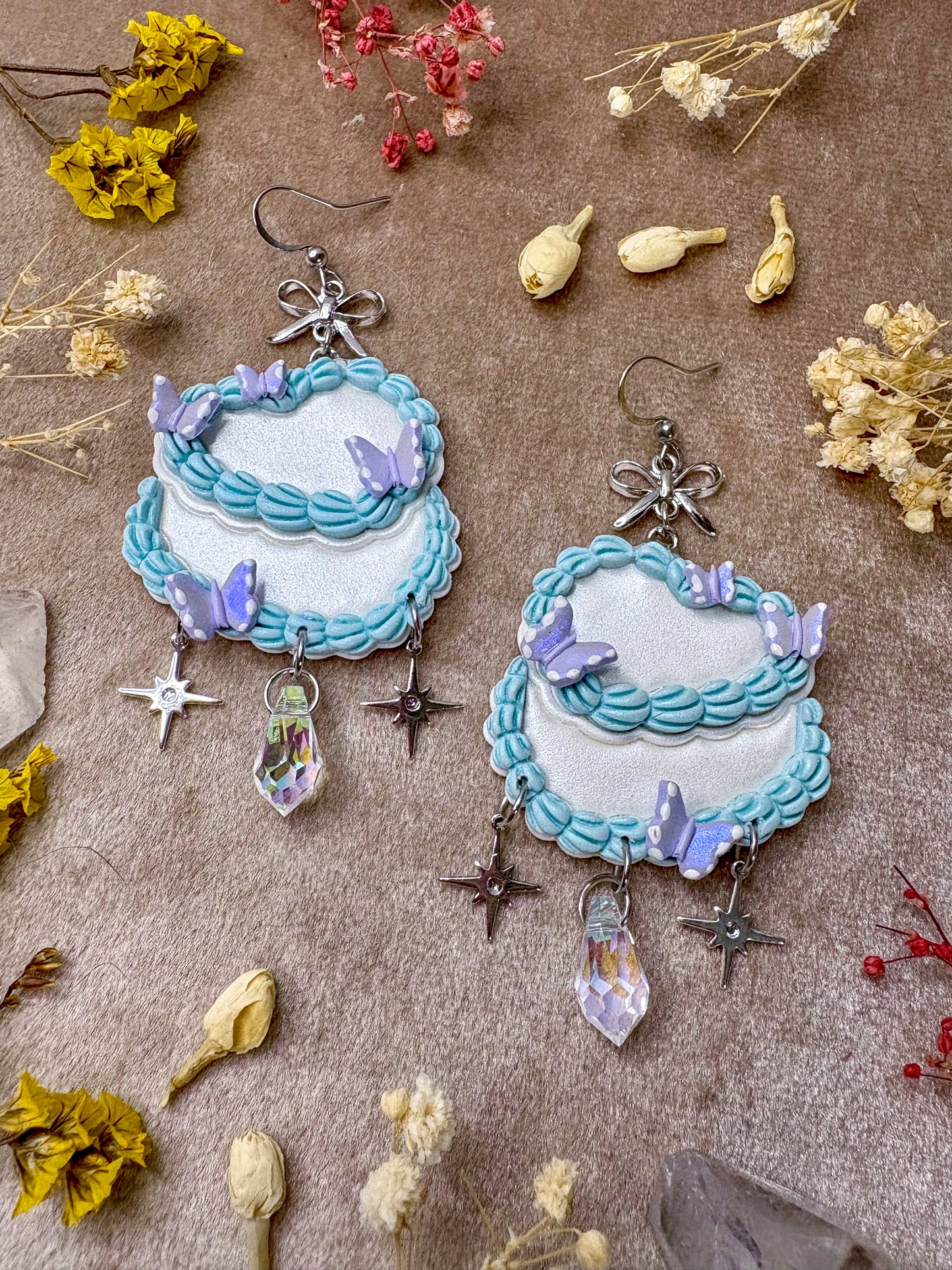 Butterfly Cake Earrings