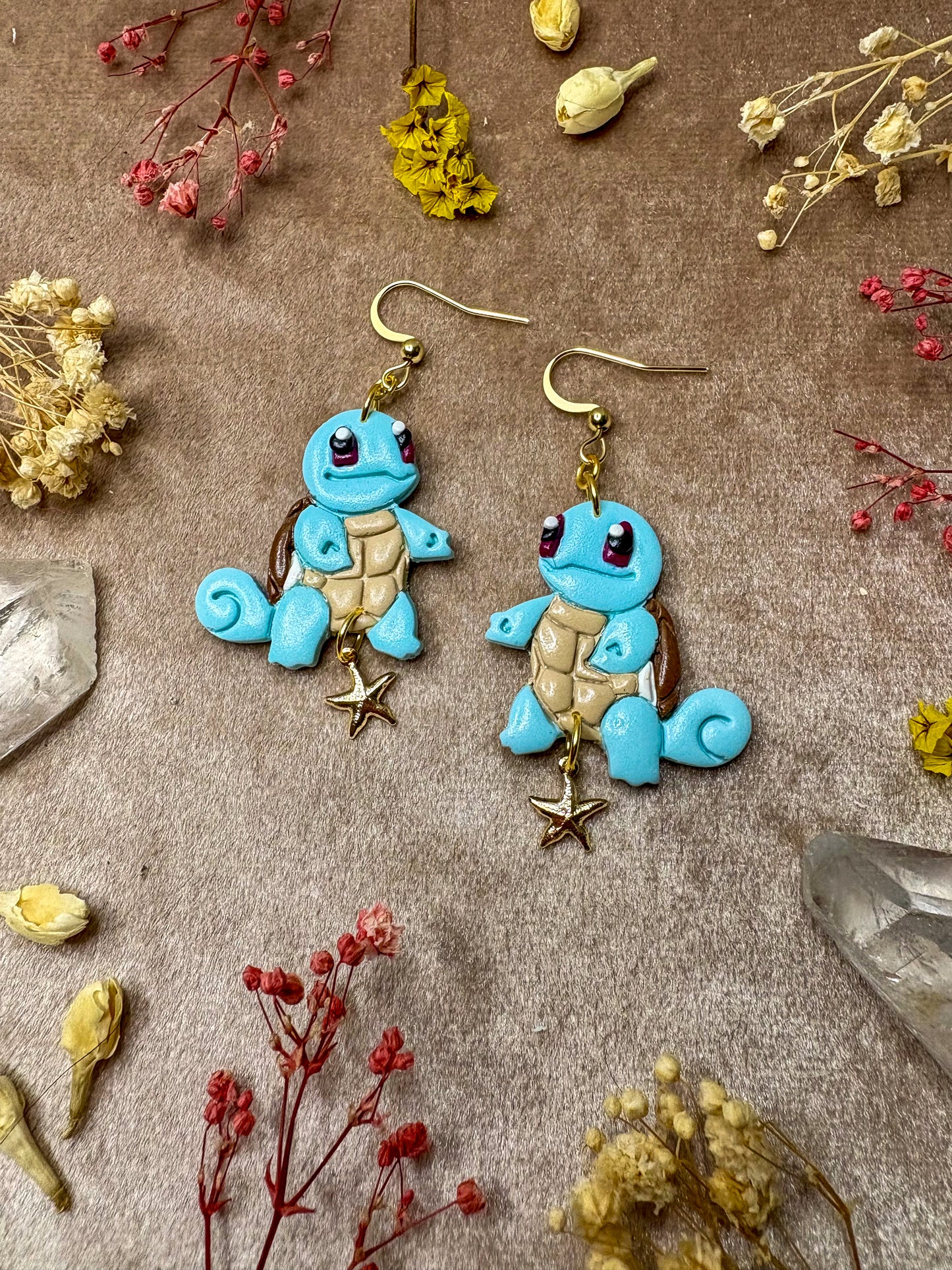 Standing Turtle Earrings