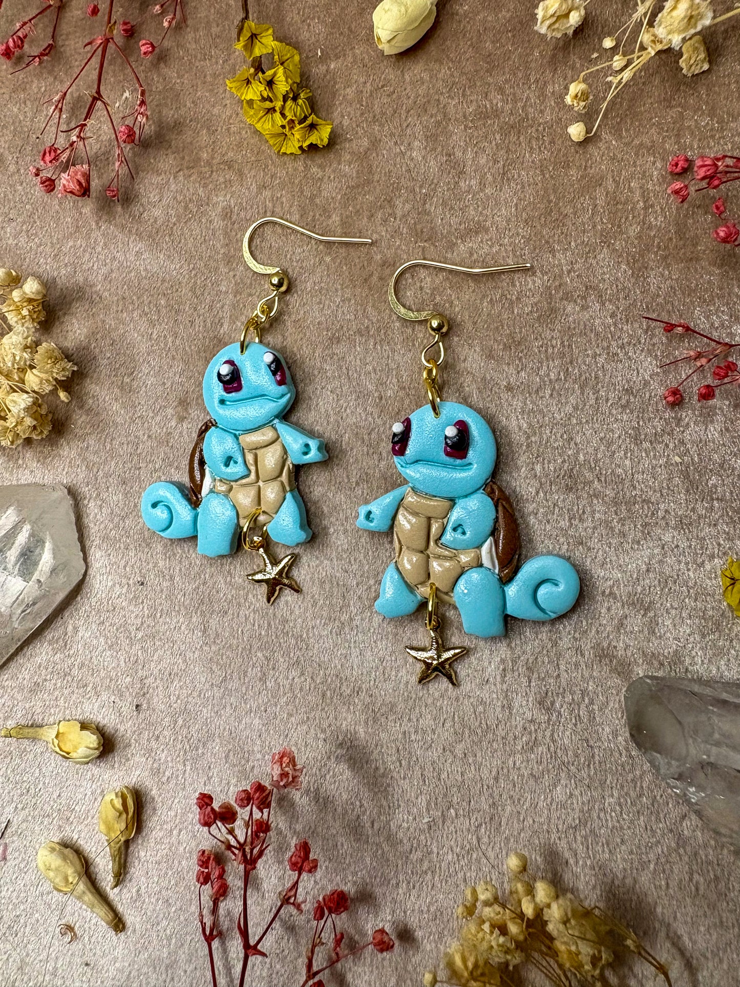 Standing Turtle Earrings