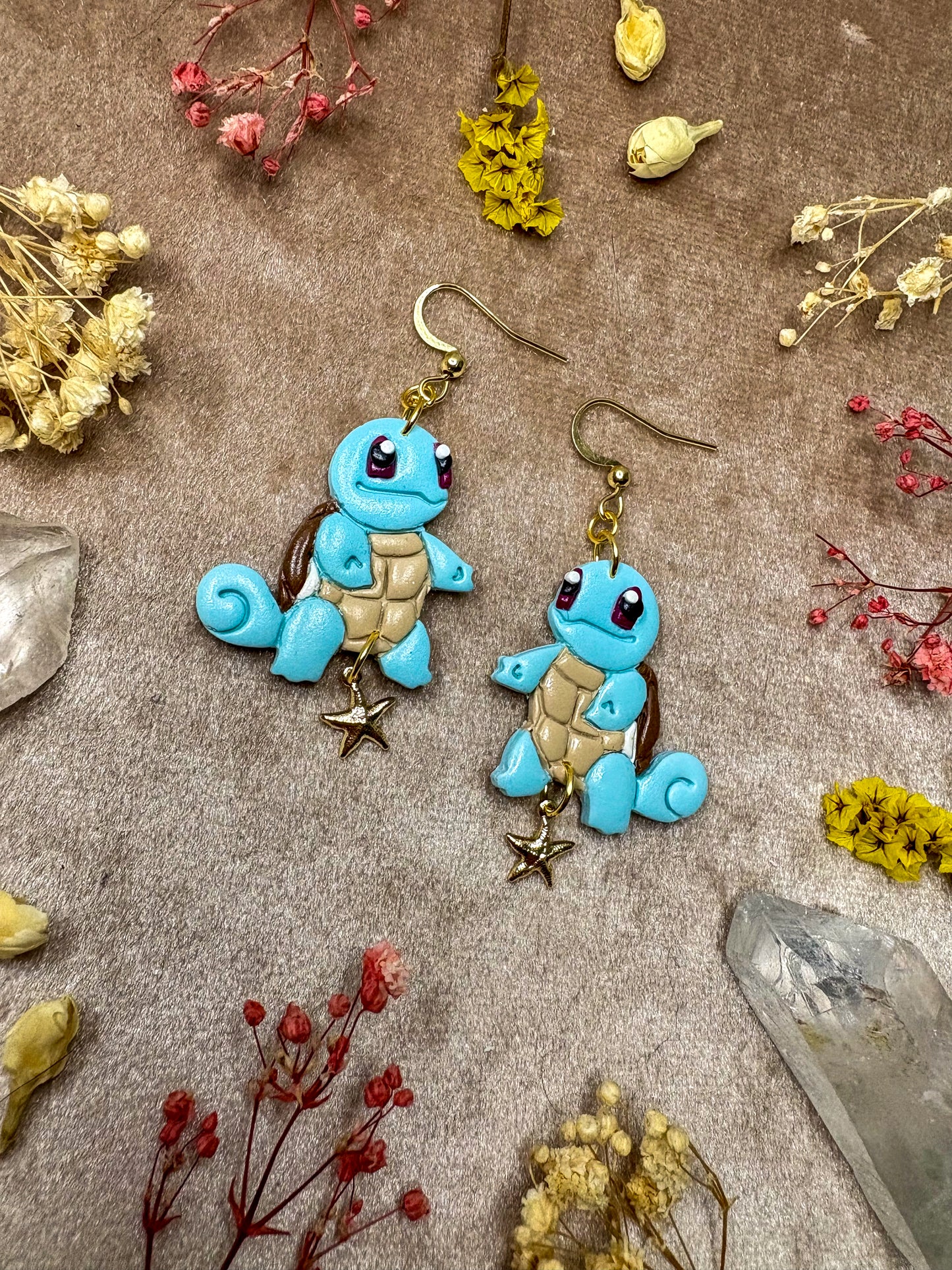 Standing Turtle Earrings