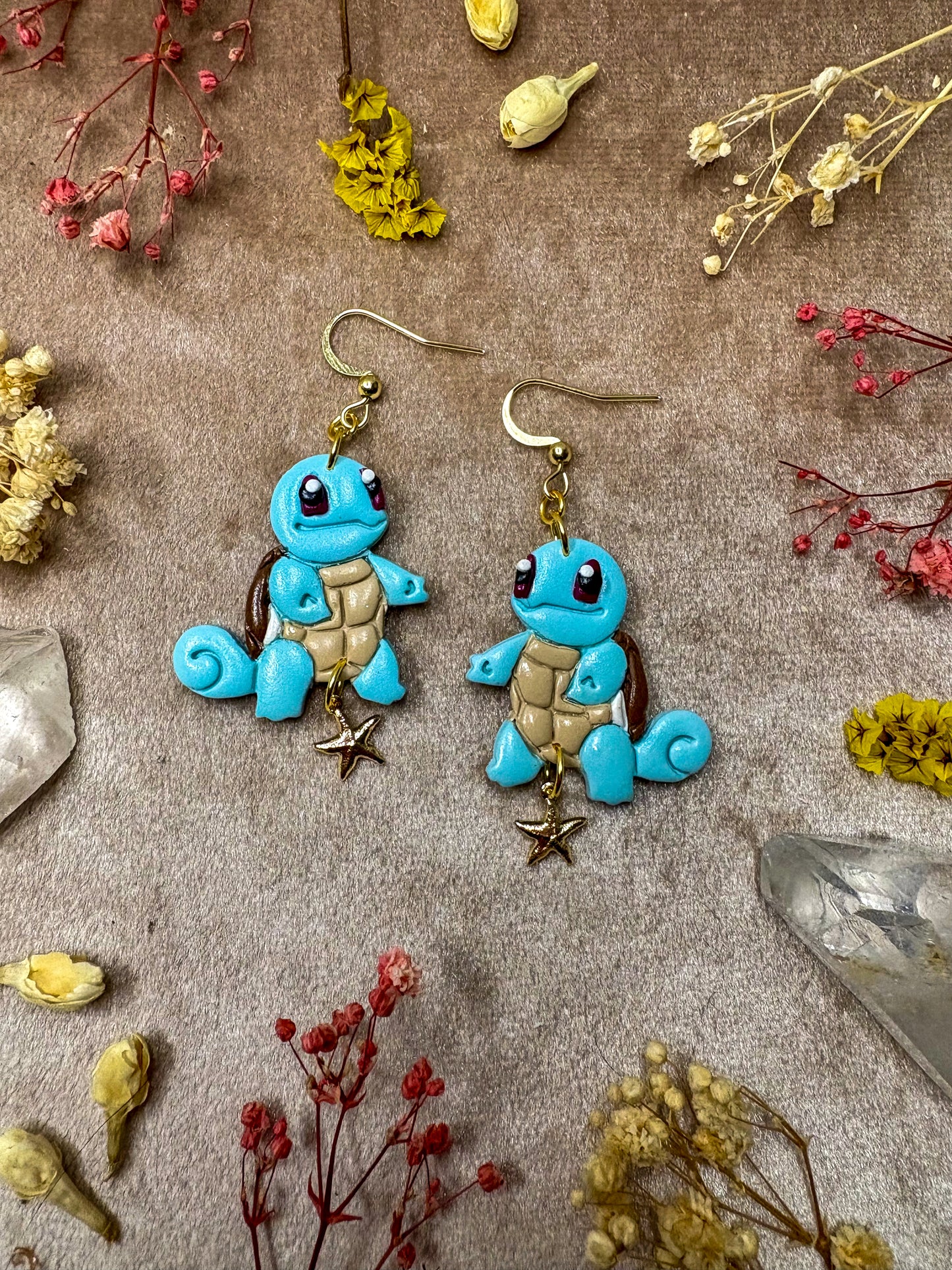Standing Turtle Earrings