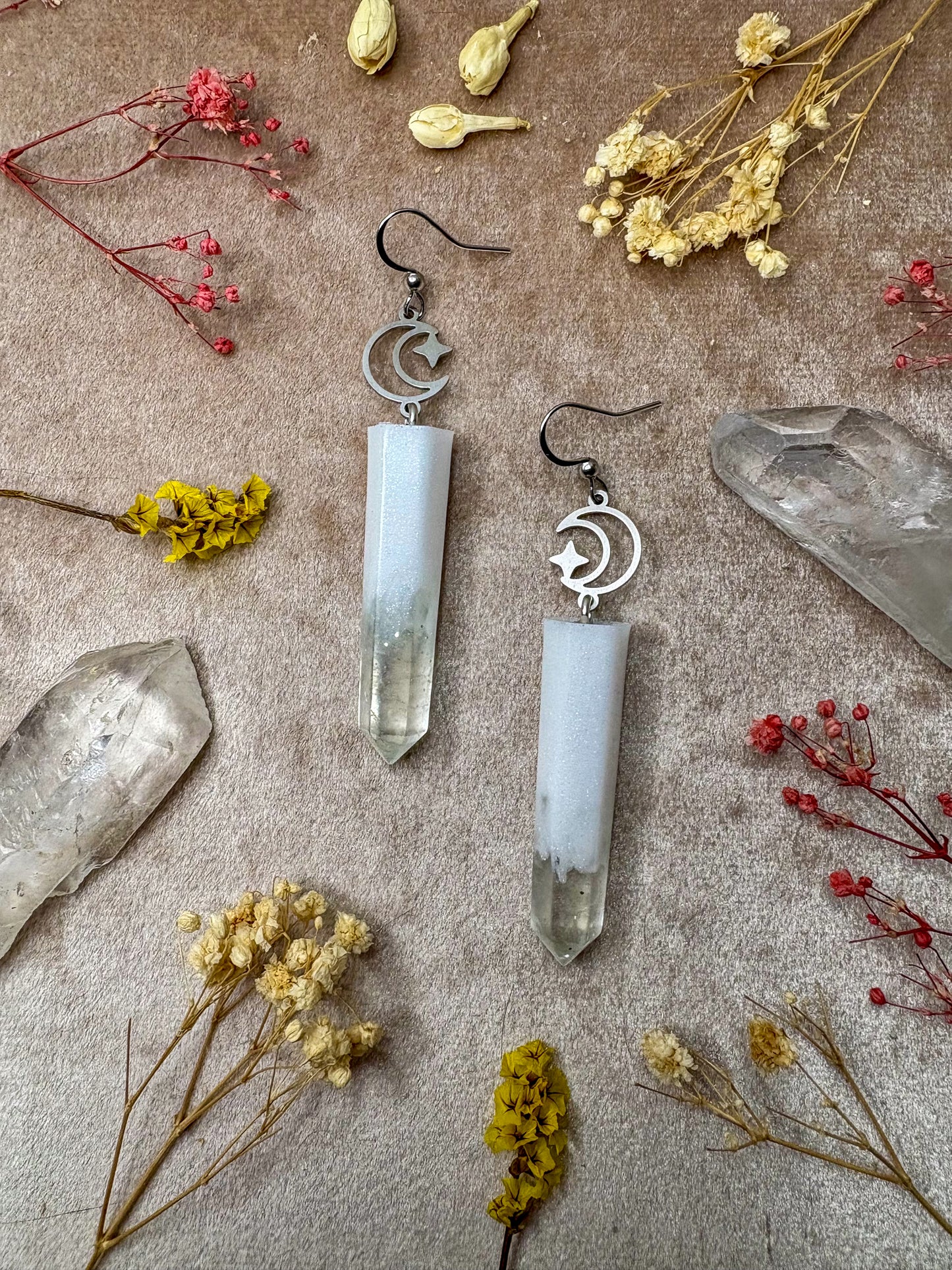 Moonlit Glow Crystal Earrings