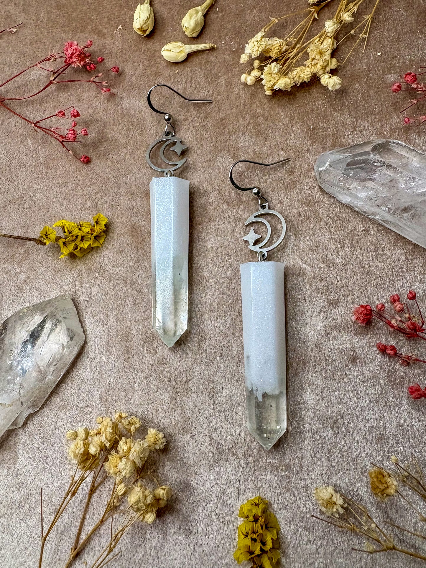 Moonlit Glow Crystal Earrings