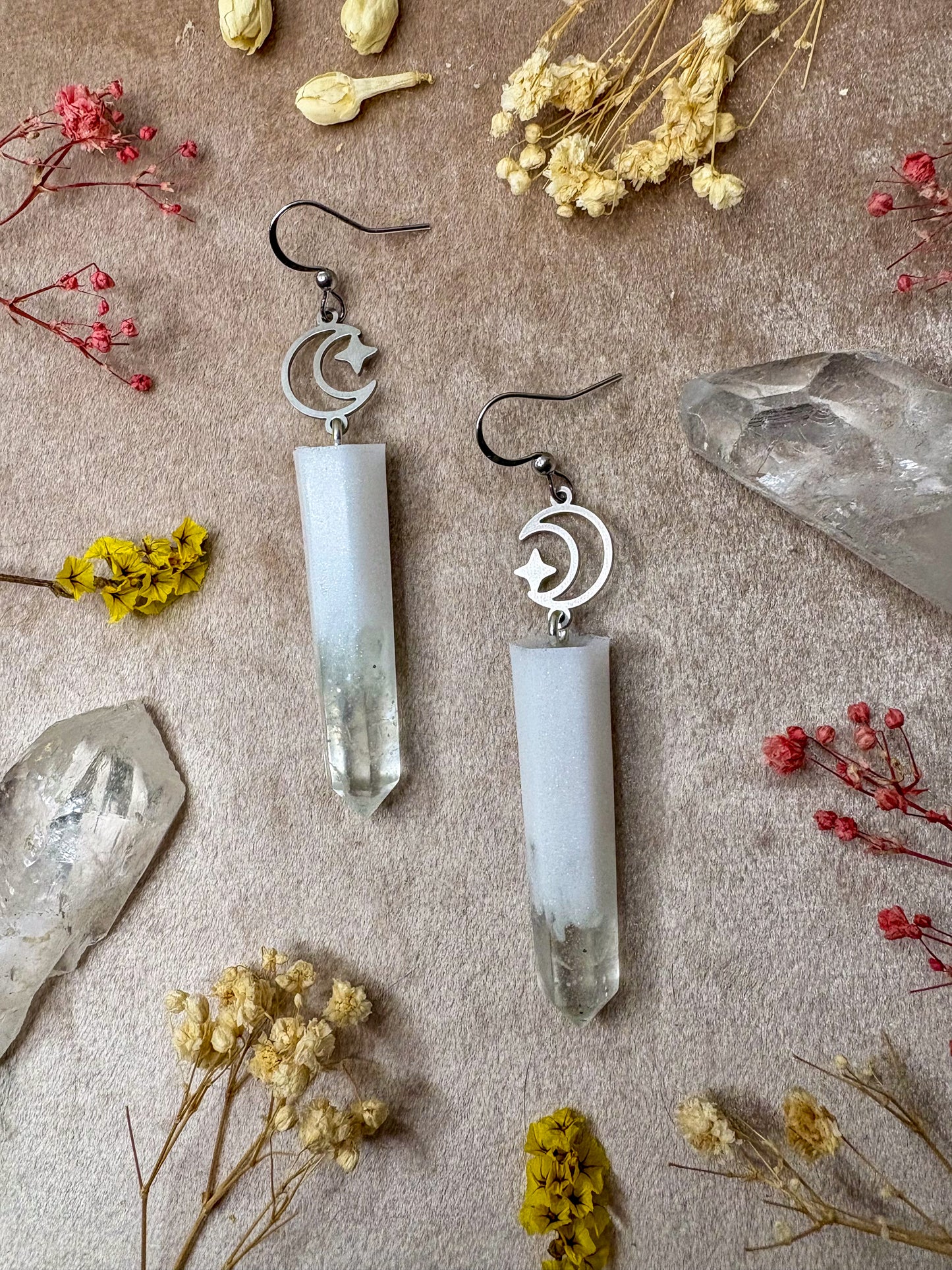Moonlit Glow Crystal Earrings