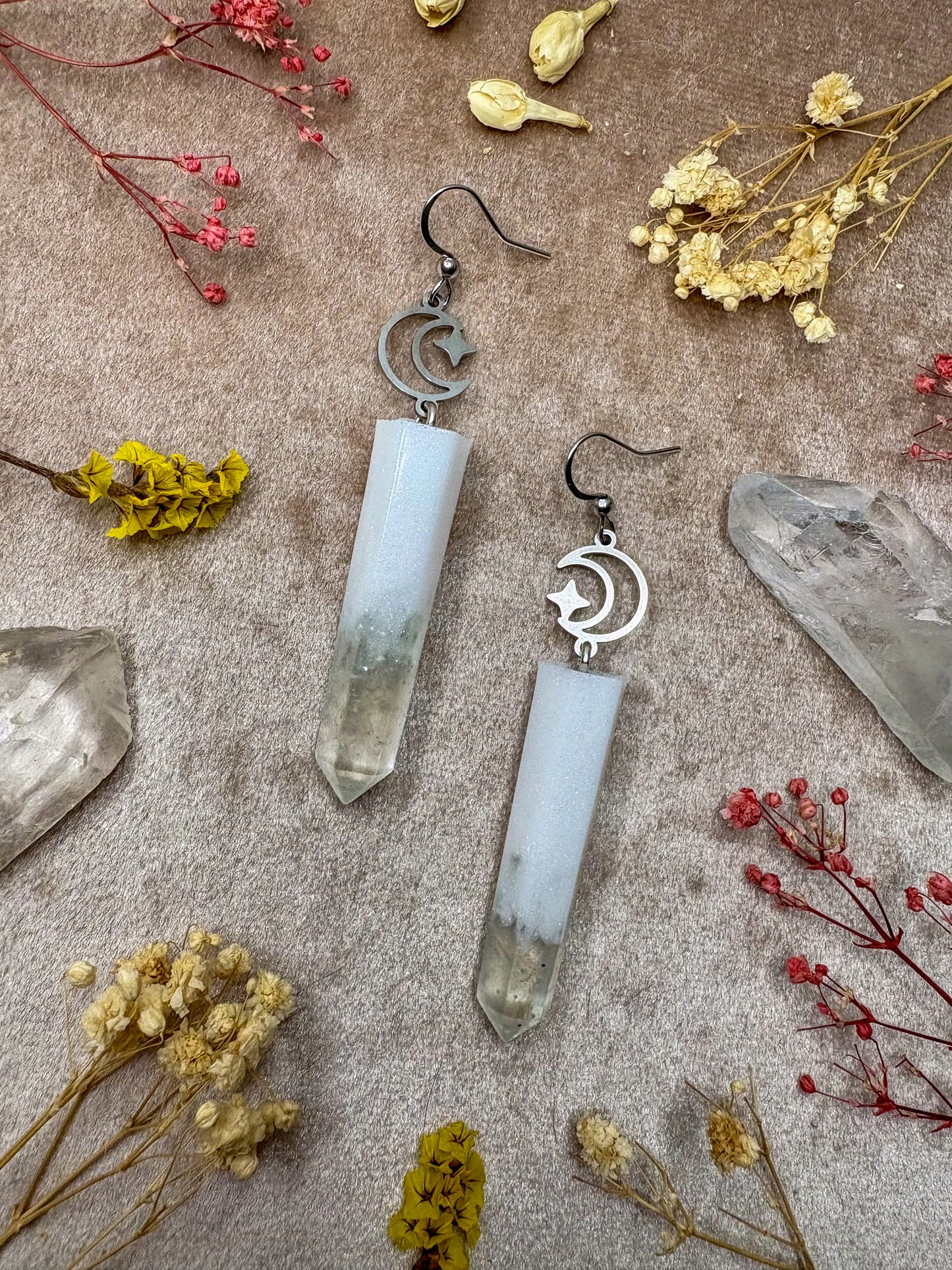 Moonlit Glow Crystal Earrings