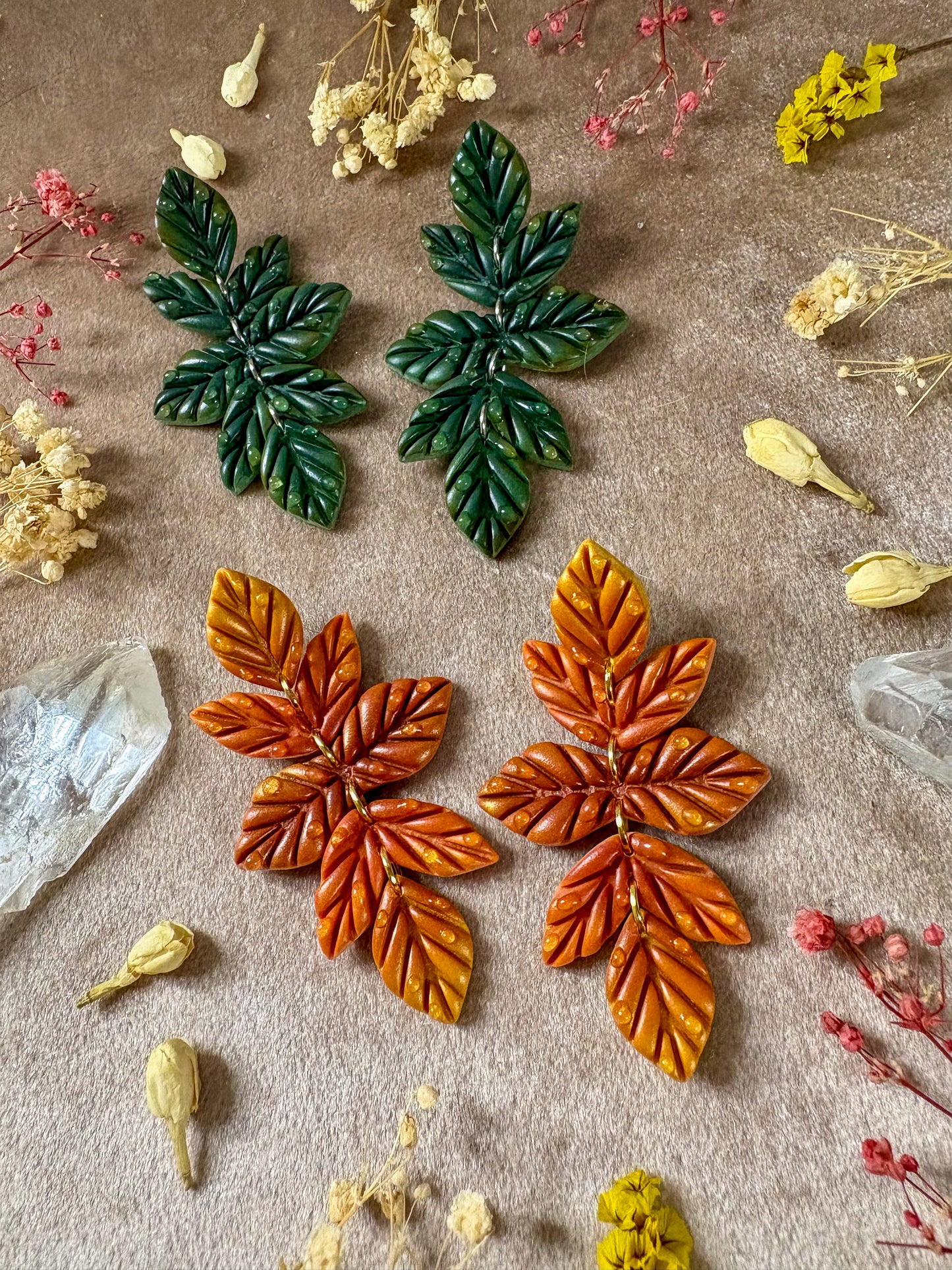 Falling Leaves Dangle Earrings
