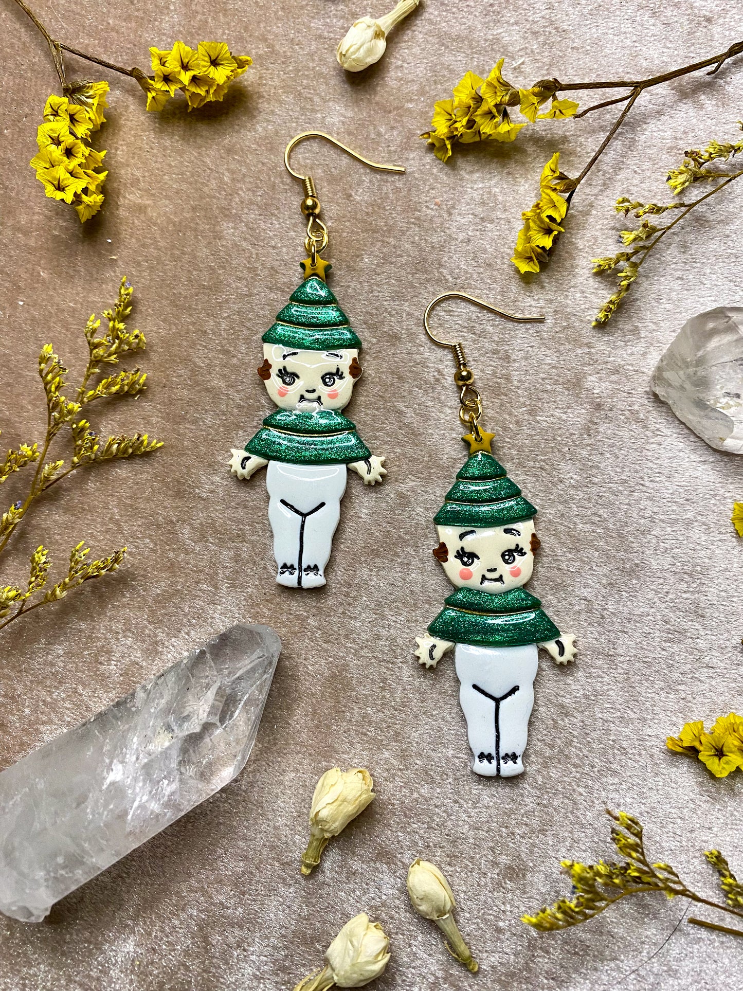 Festive Holiday Cutie Dangle Earrings 2