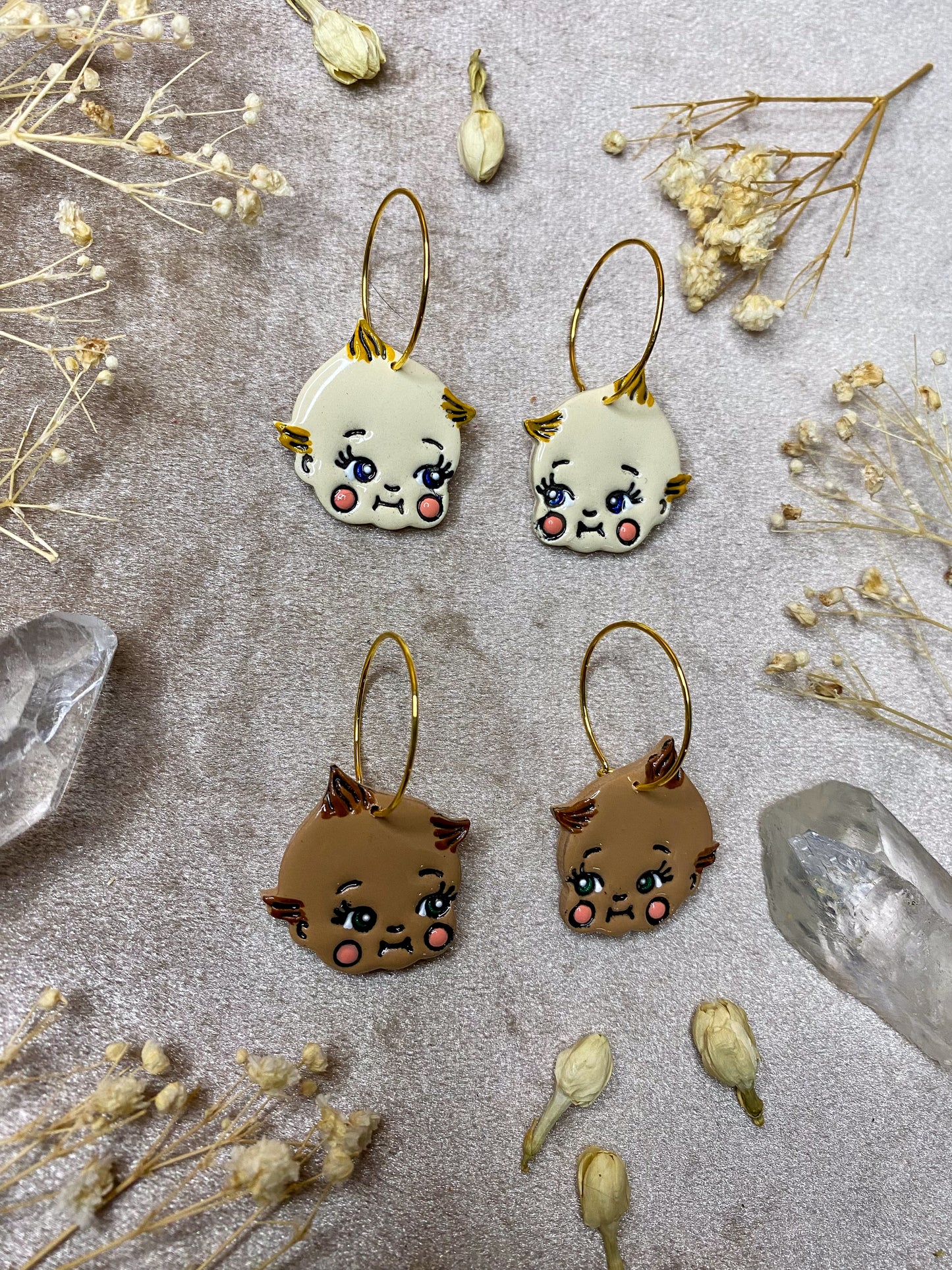 Cutie Baby Hoop Earrings