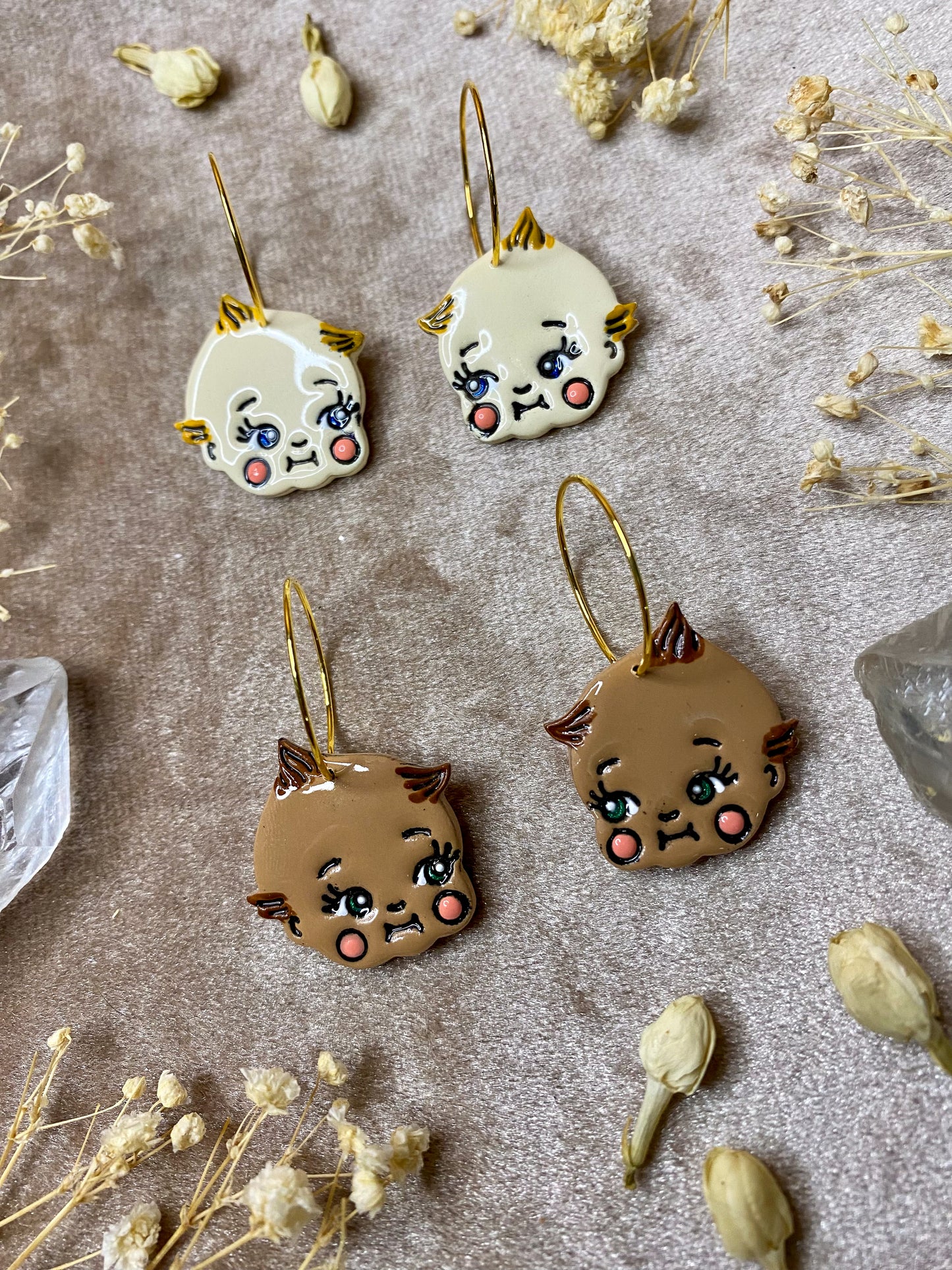 Cutie Baby Hoop Earrings