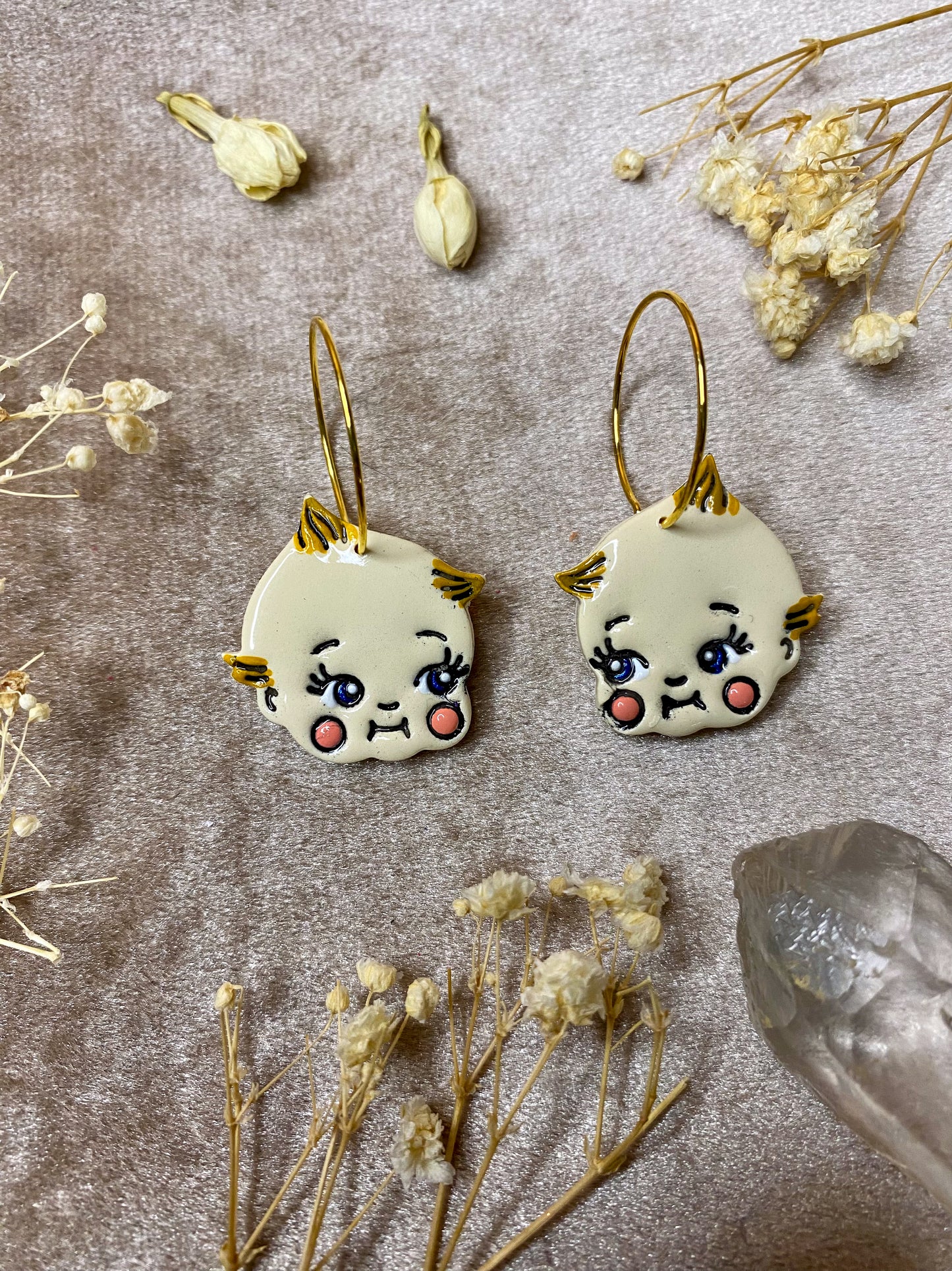 Cutie Baby Hoop Earrings