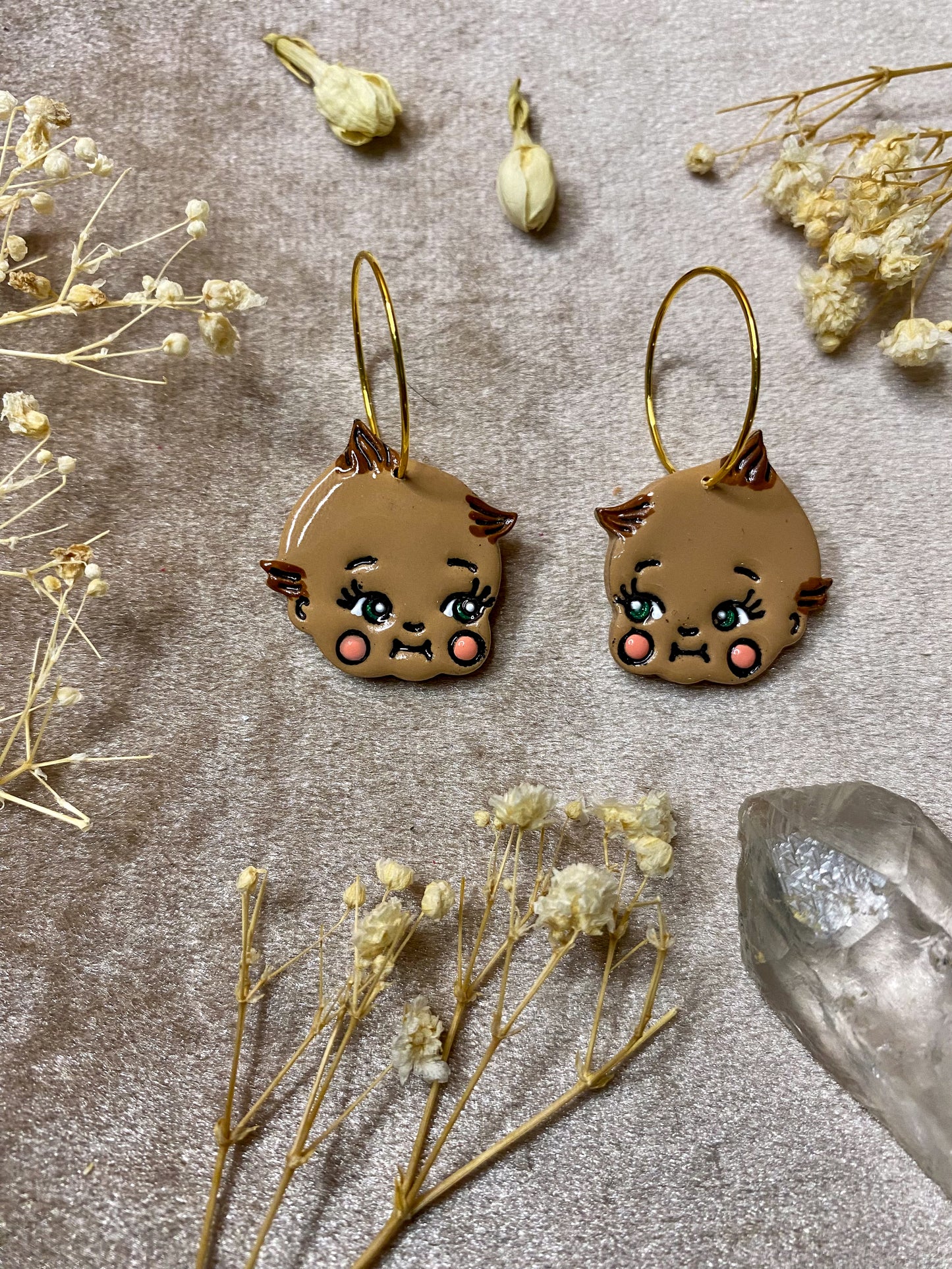 Cutie Baby Hoop Earrings