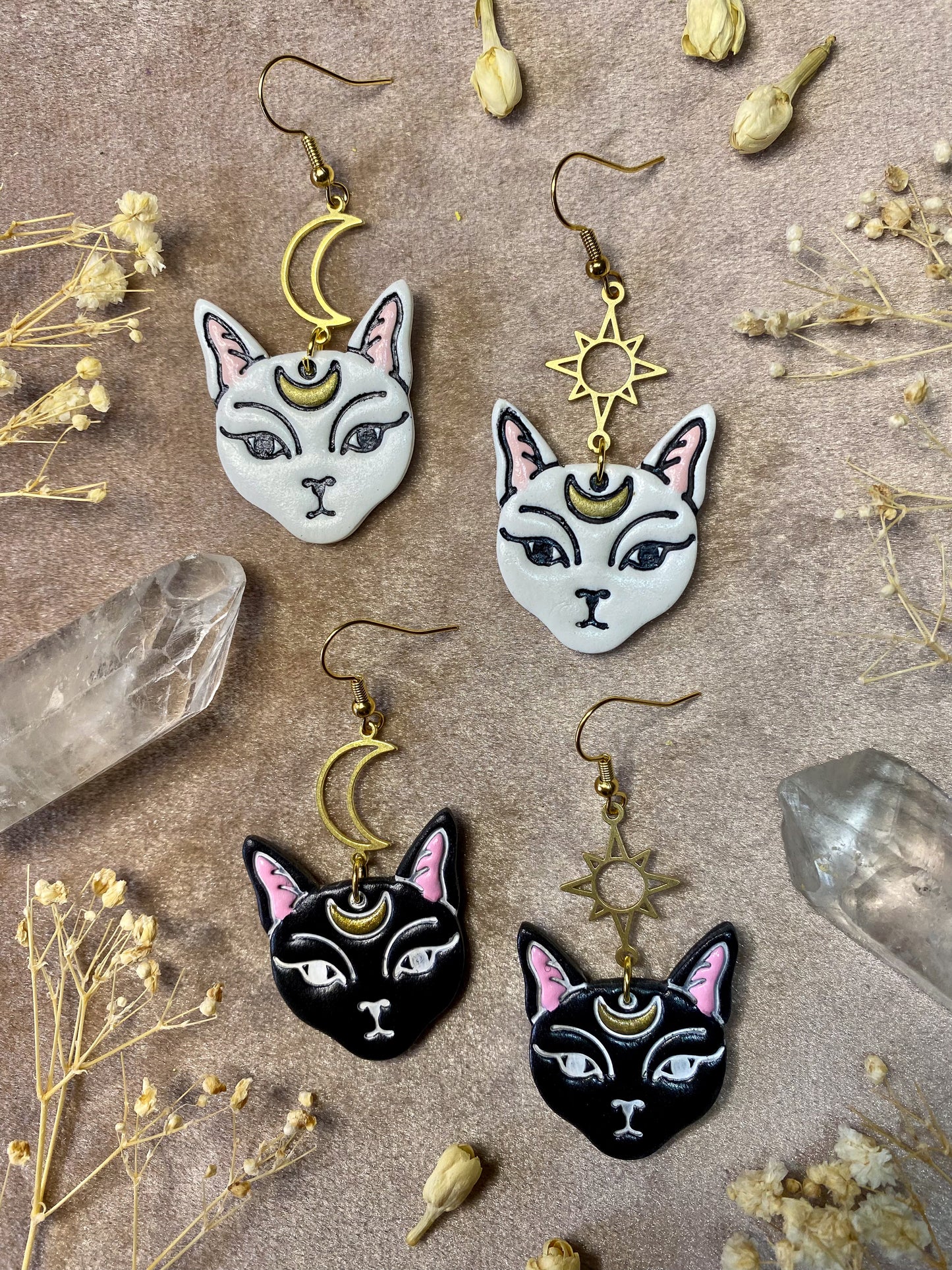 Cat Familiar Earrings