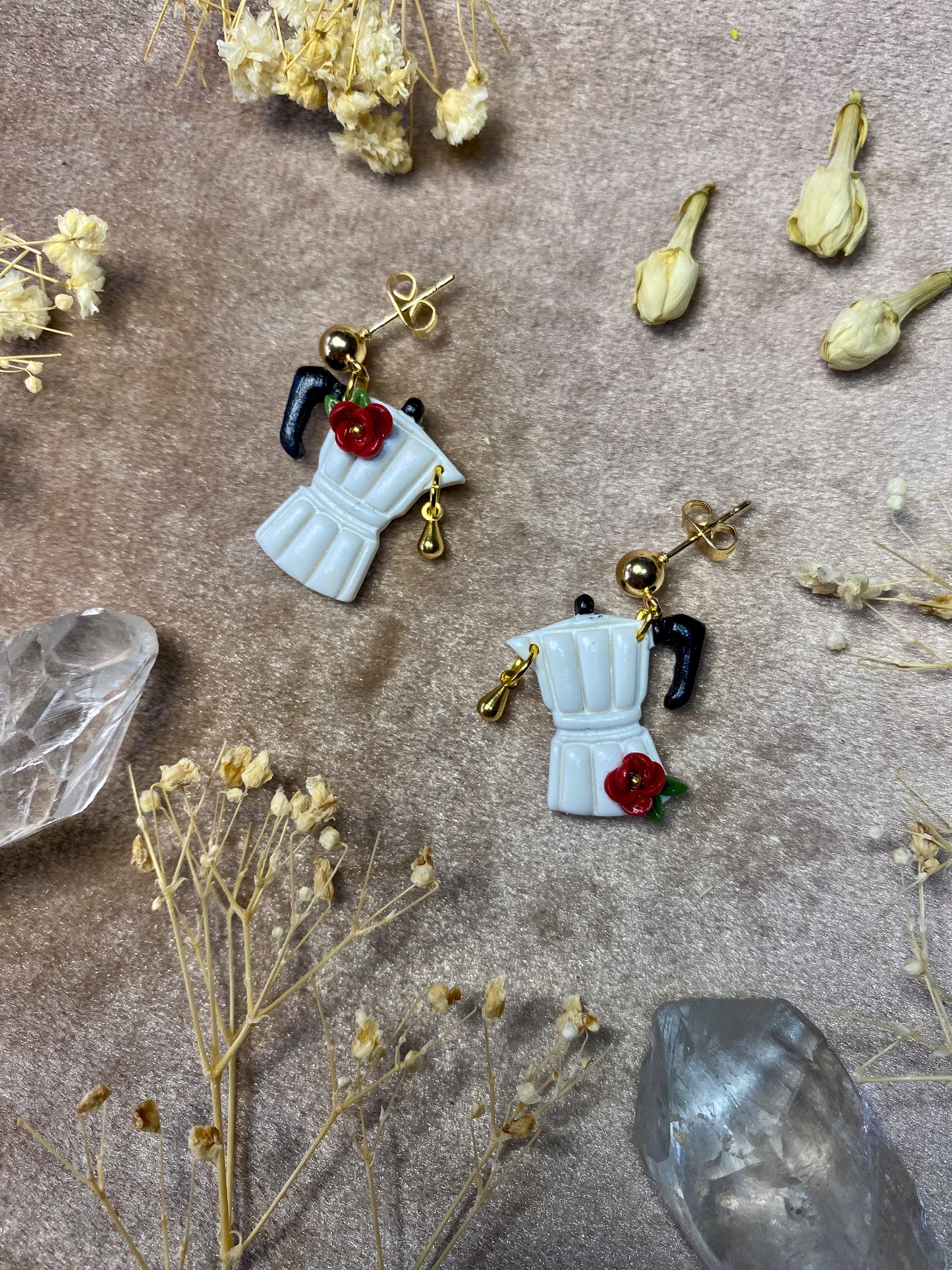 Drop of Coffee Midi Earrings