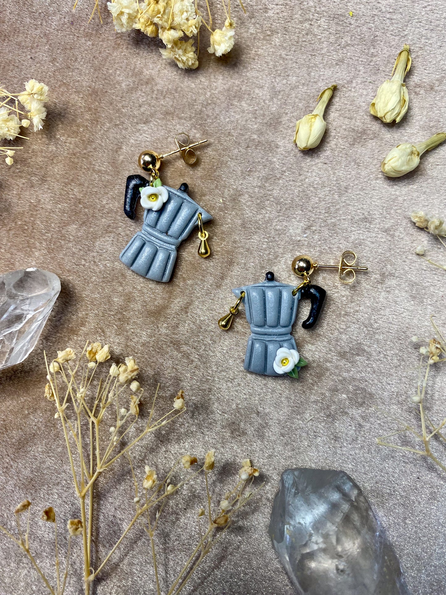 Drop of Coffee Midi Earrings