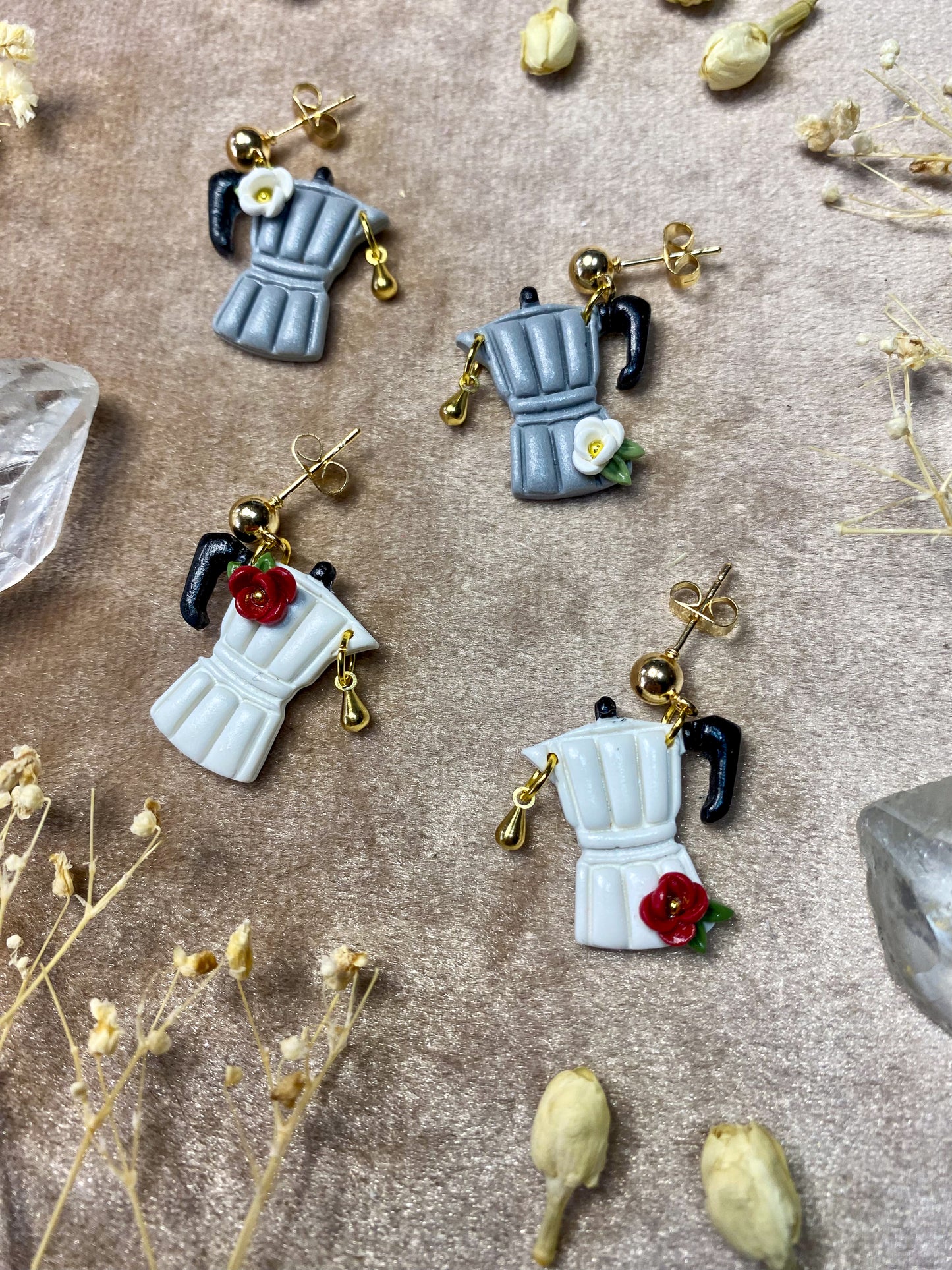 Drop of Coffee Midi Earrings
