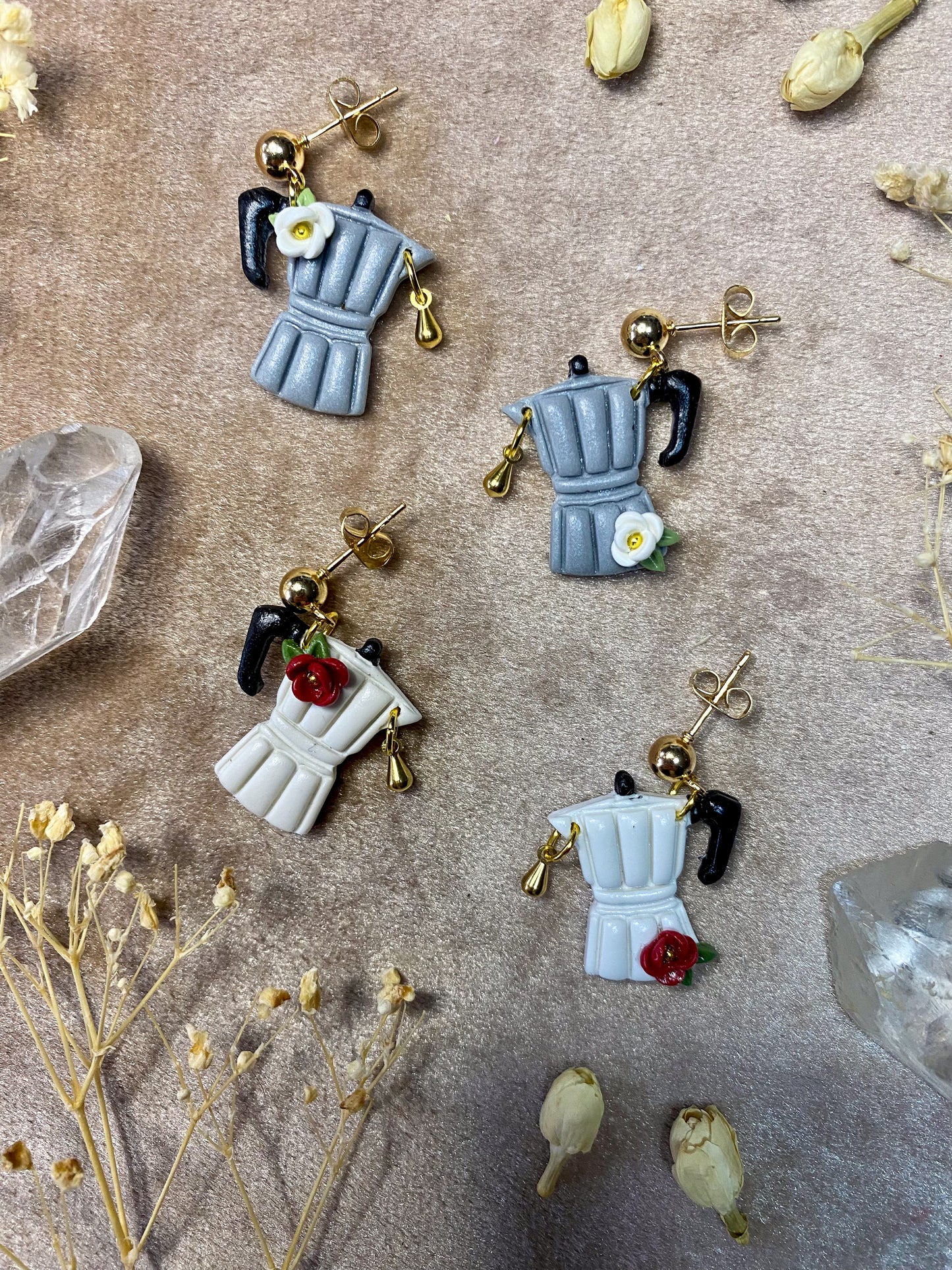 Drop of Coffee Midi Earrings