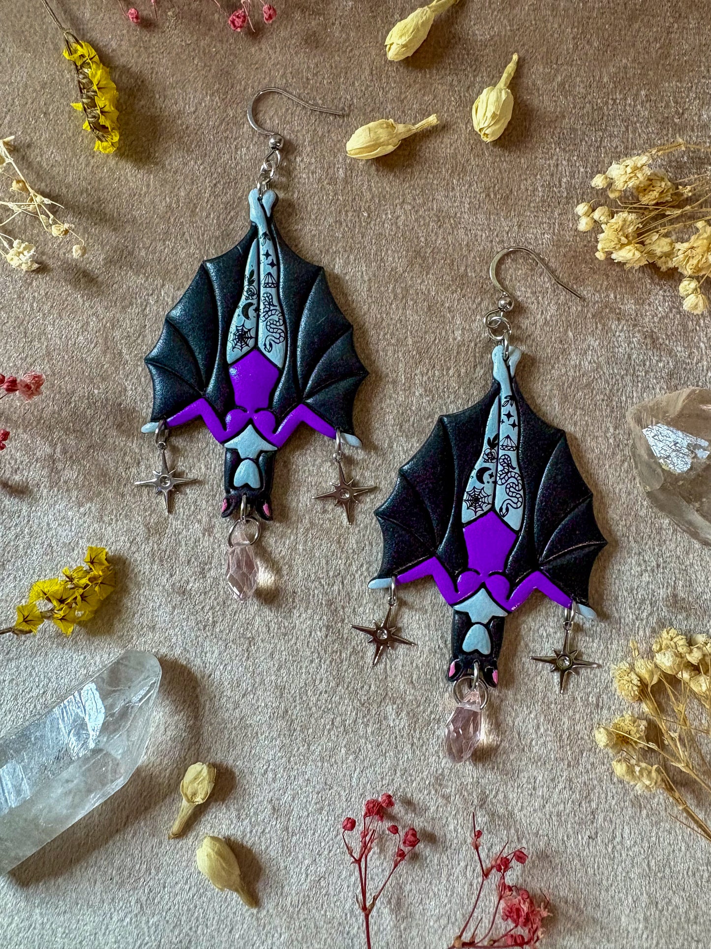 Bat-Babe Earrings