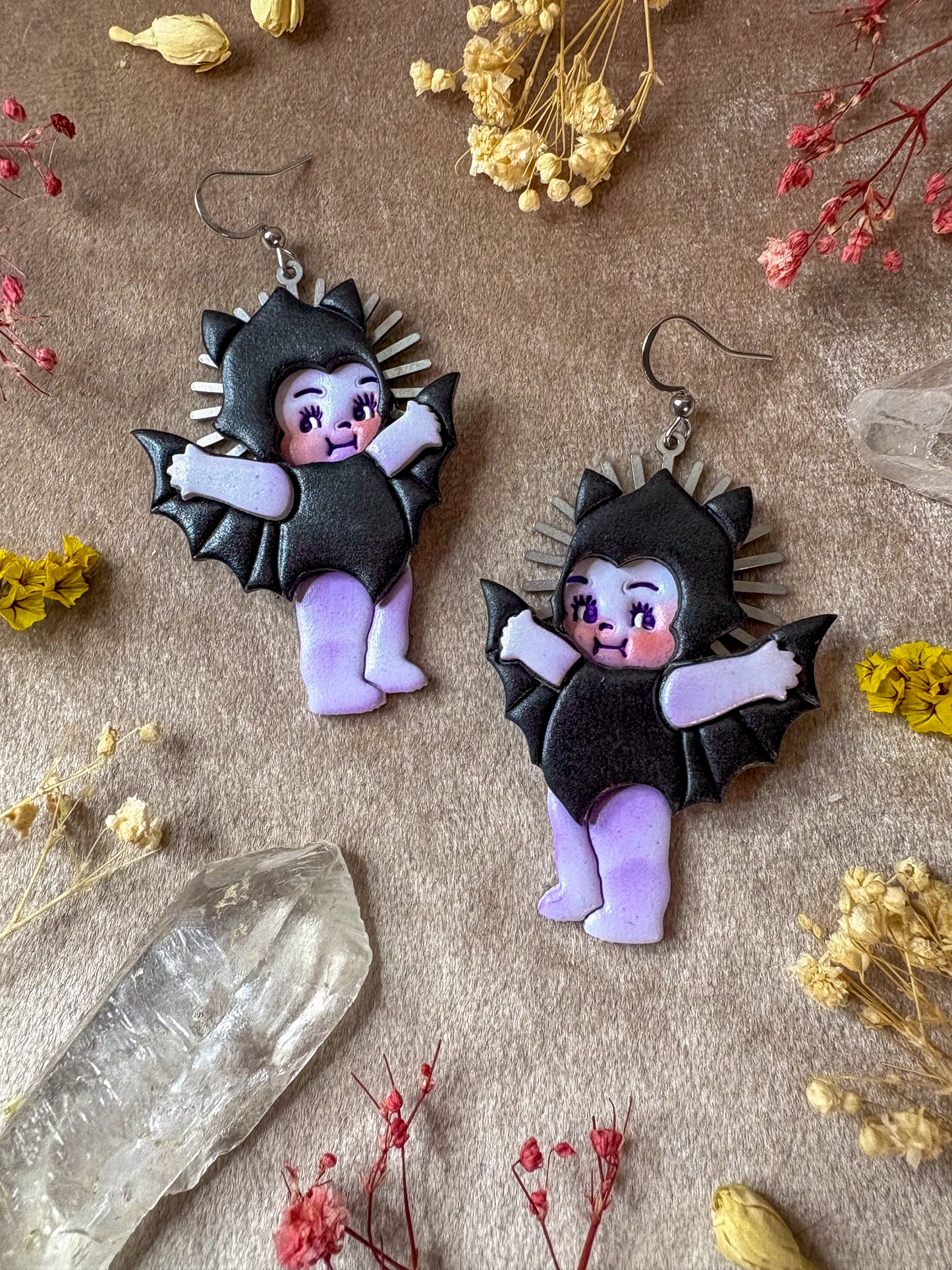 Bat Cute Baby Earrings