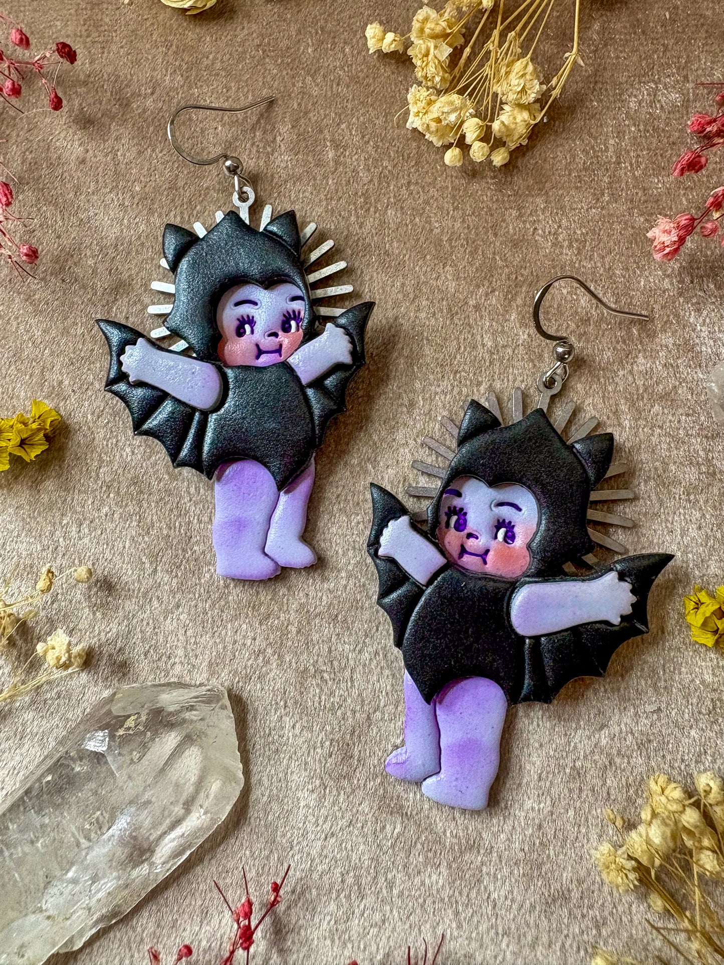Bat Cute Baby Earrings