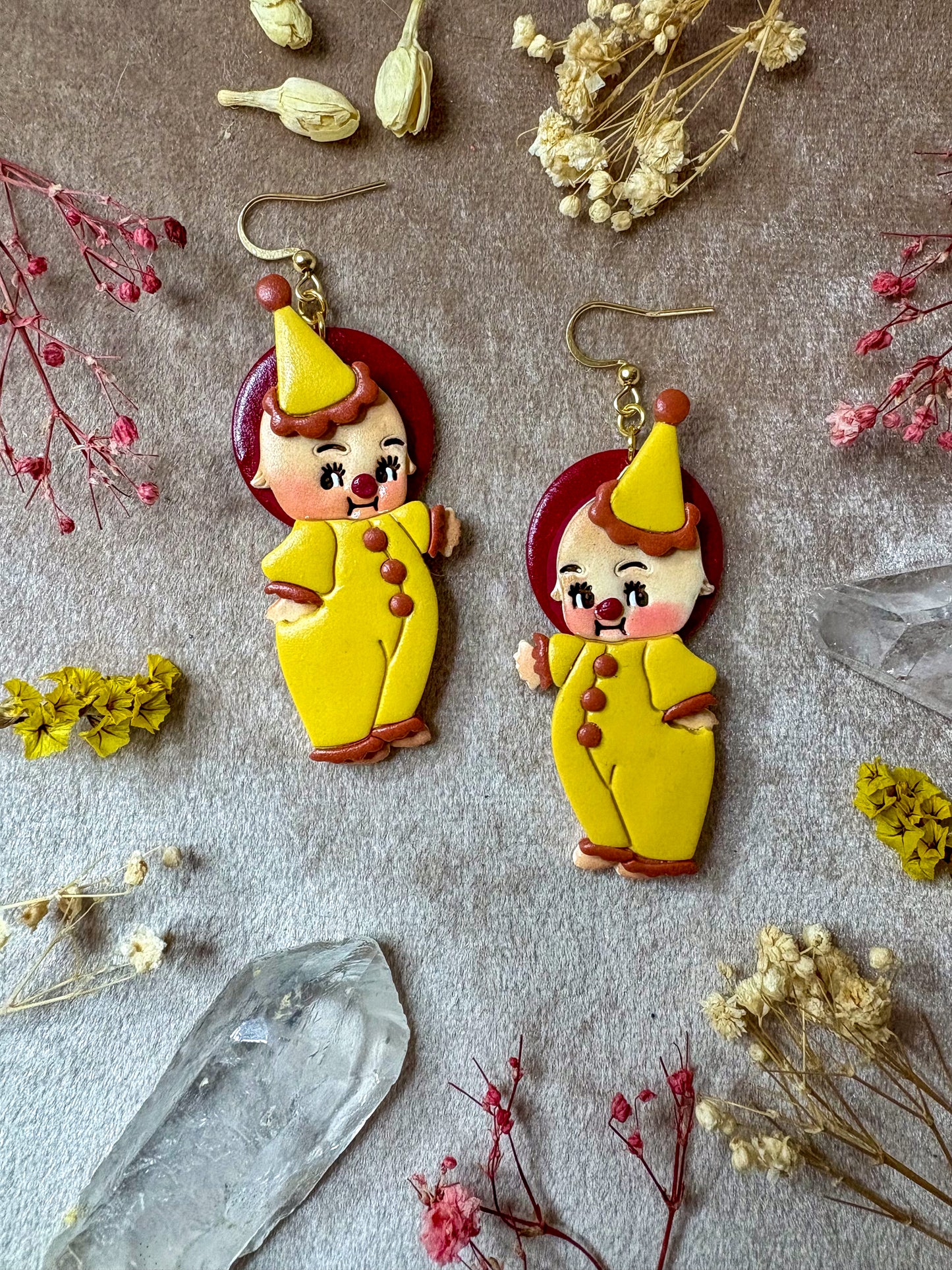 Clown Cute Baby Earrings