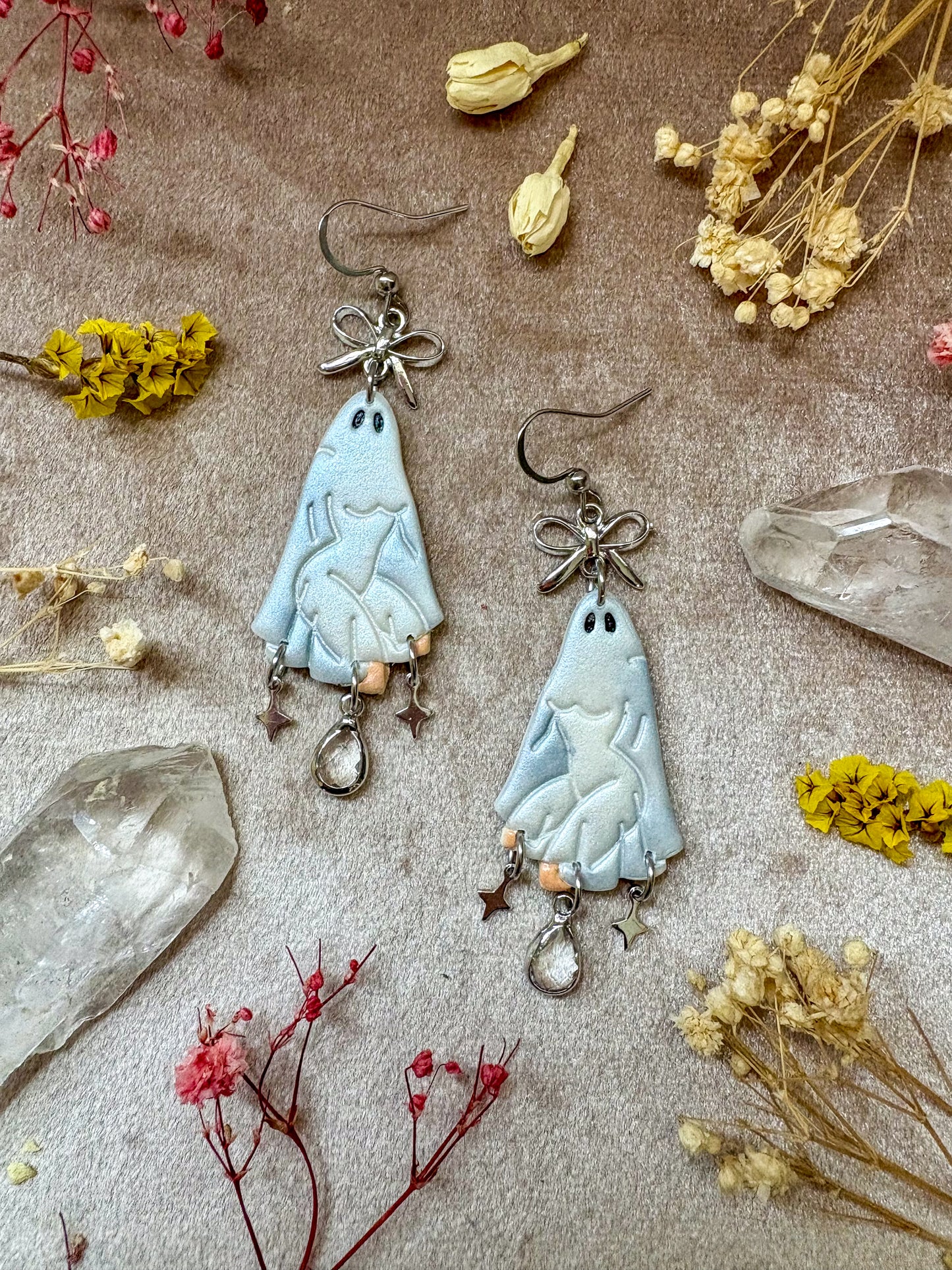 Sexy Ghost (Silver) Girl Earrings