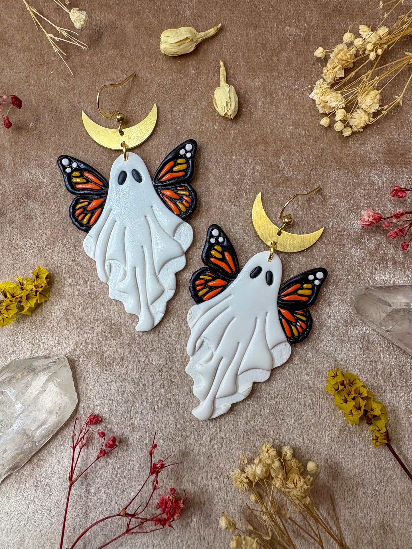 Butterfly Ghost Earrings