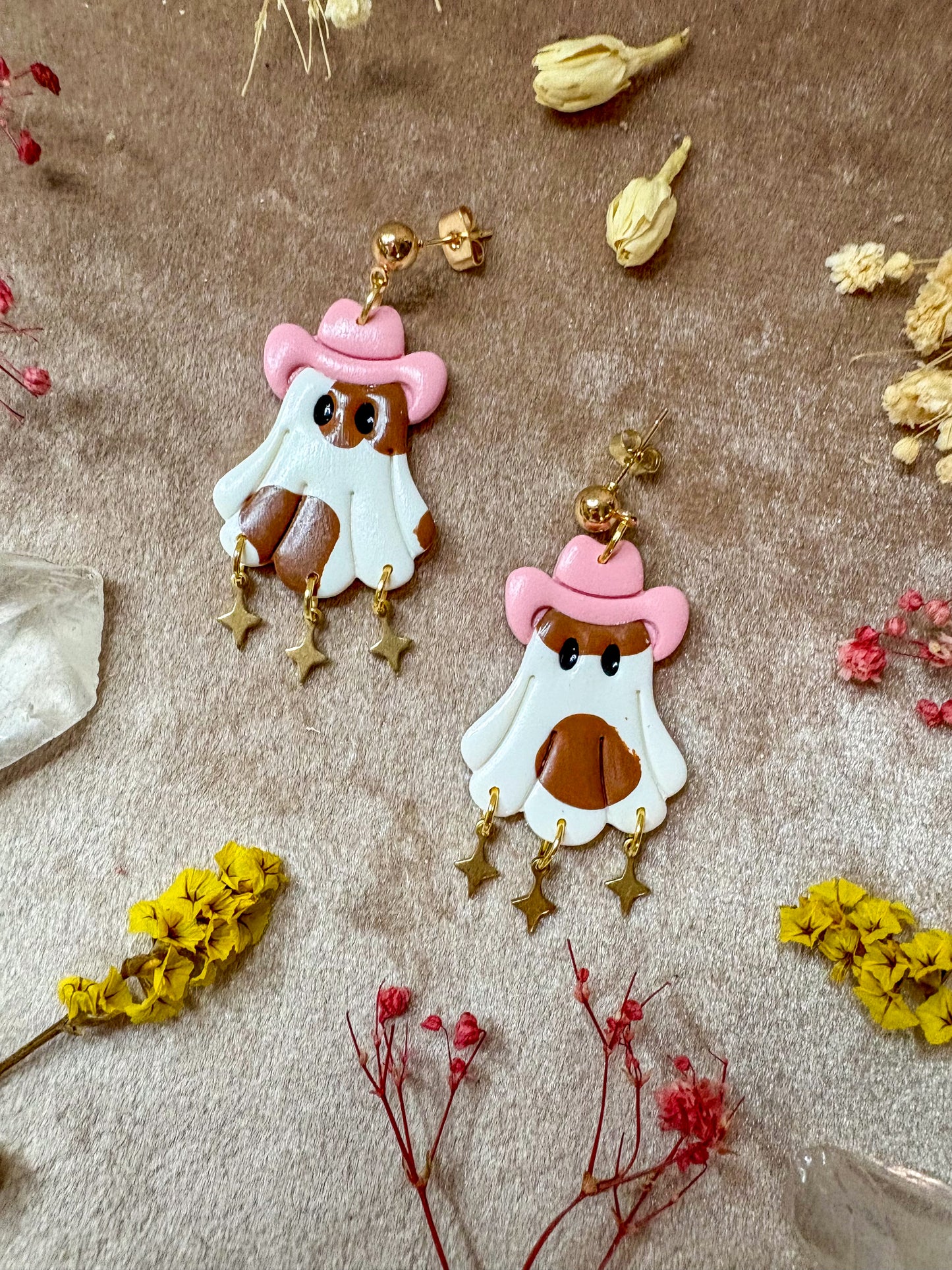 Cowgirl Ghost Earrings