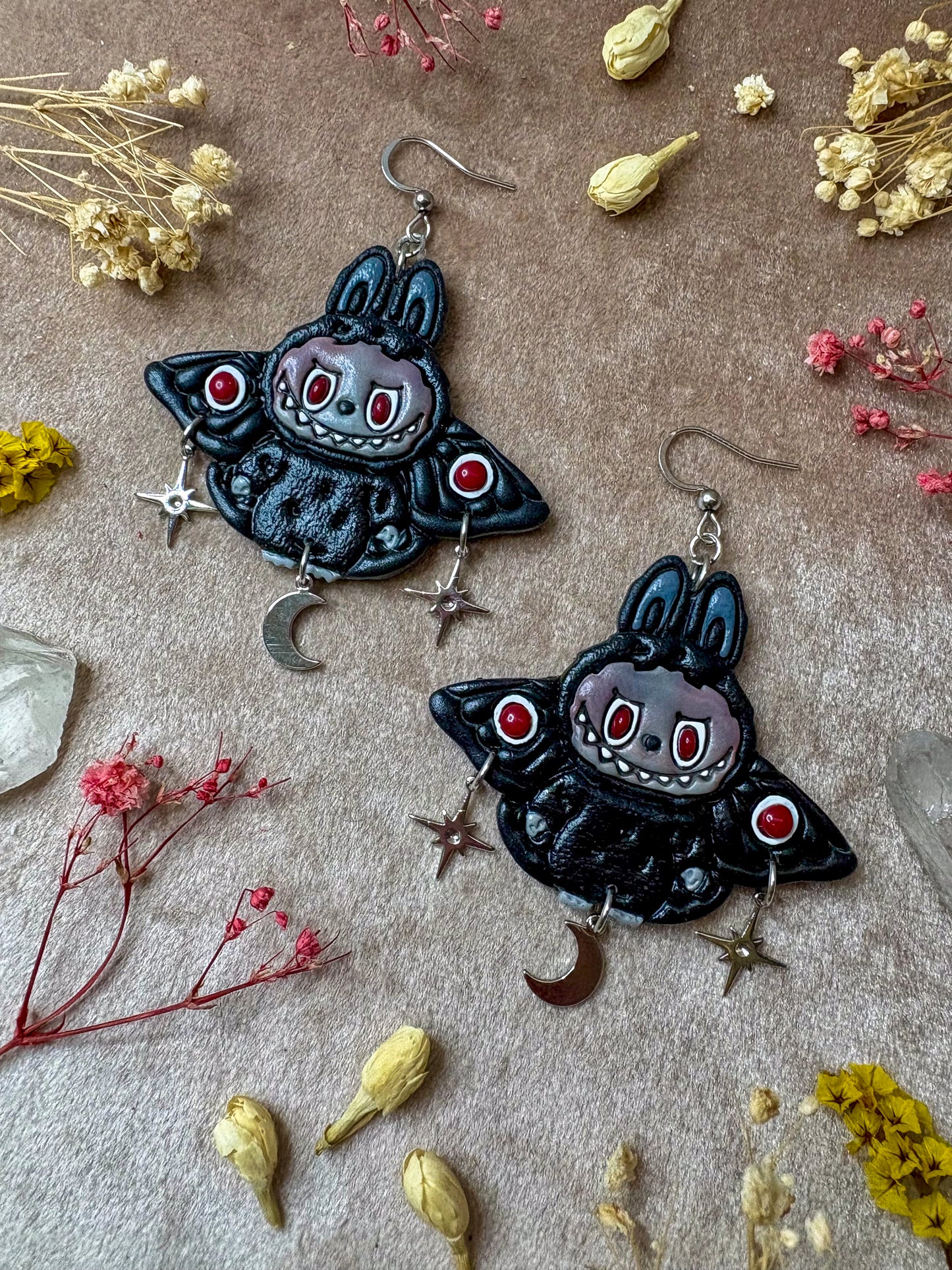 Mothman 'Bubu Earrings