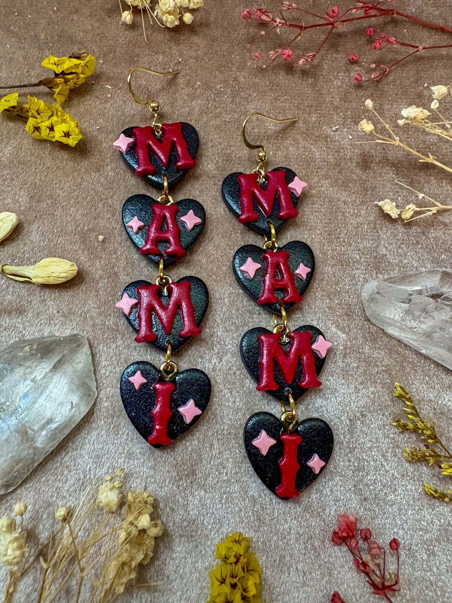 Mami Heart Earrings